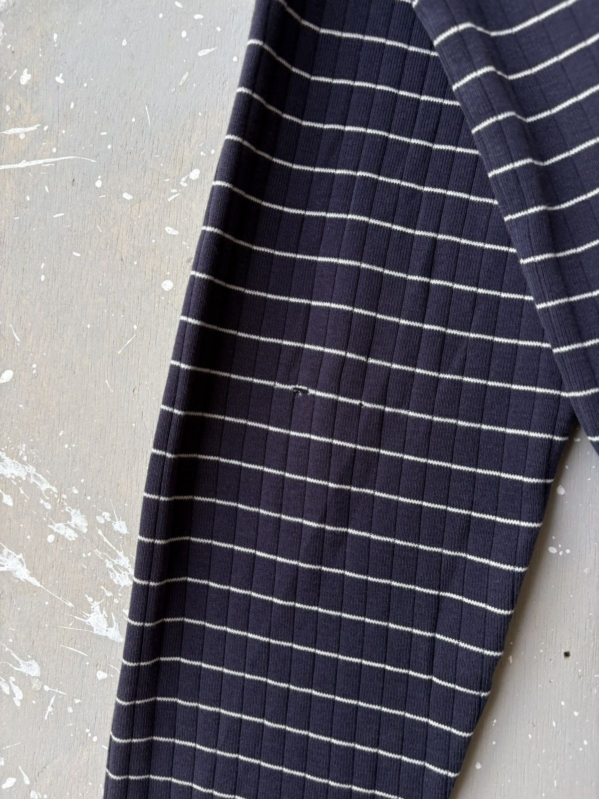 Polo Ralph Lauren Distressed Polo Ralph Lauren Ribbed Striped Long Sleeve Tee Size US L / EU 52-54 / 3 - 12 Thumbnail