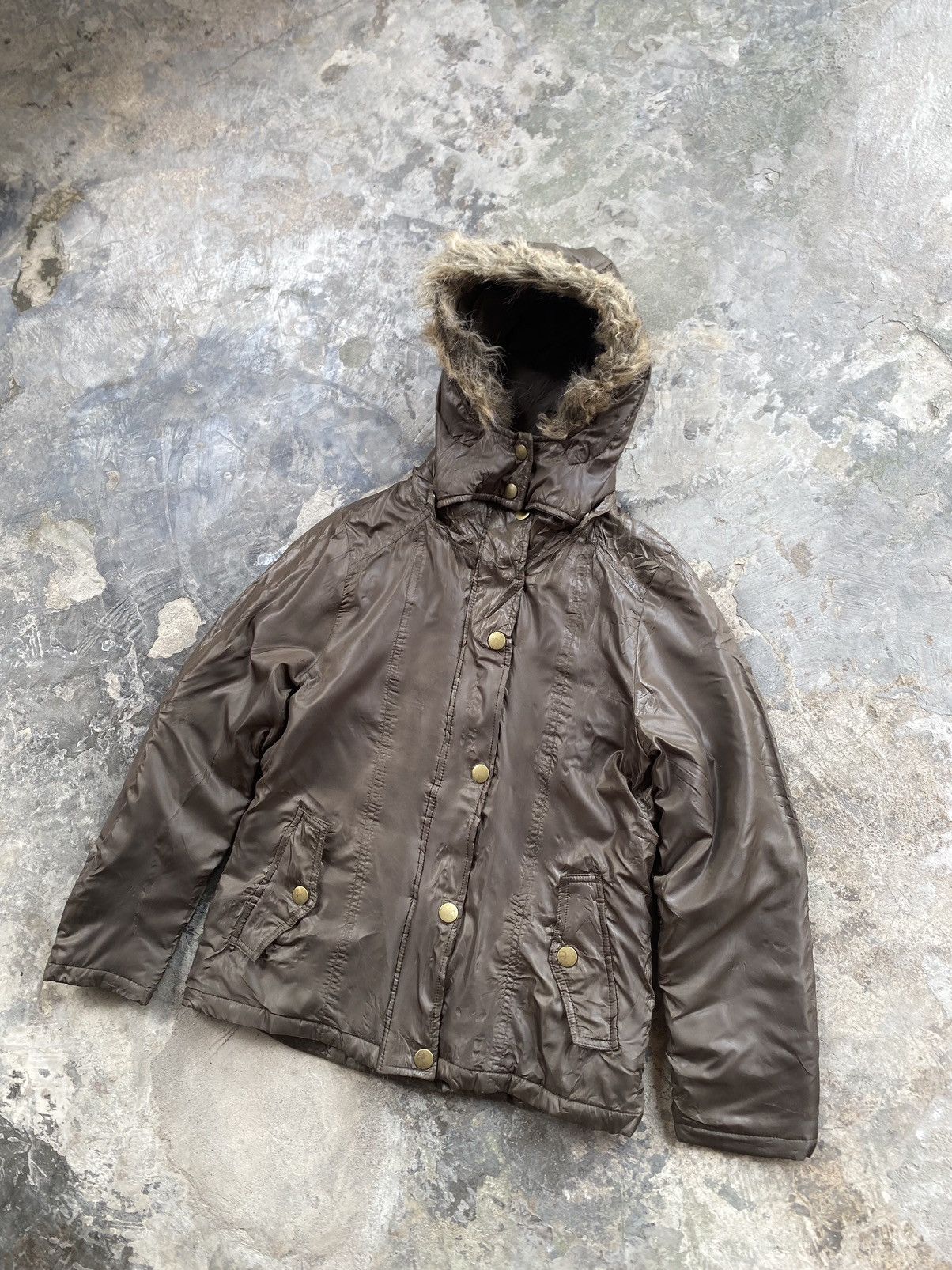 If Six Was Nine × Japanese Brand × Le Grande Bleu (L.G.B.) Vintage Japanese Rerek Fur Hoodie Jacket ifsixwasnine style Size S / US 4 / IT 40 - 2 Thumbnail