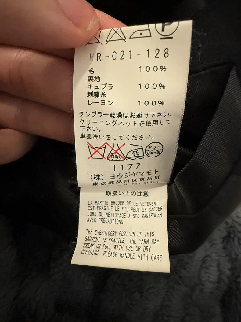 Yohji Yamamoto Yohji Yamamoto Yohji Yamamoto Embroidered Windbreaker Coat Size US M / EU 48-50 / 2 - 6 Thumbnail