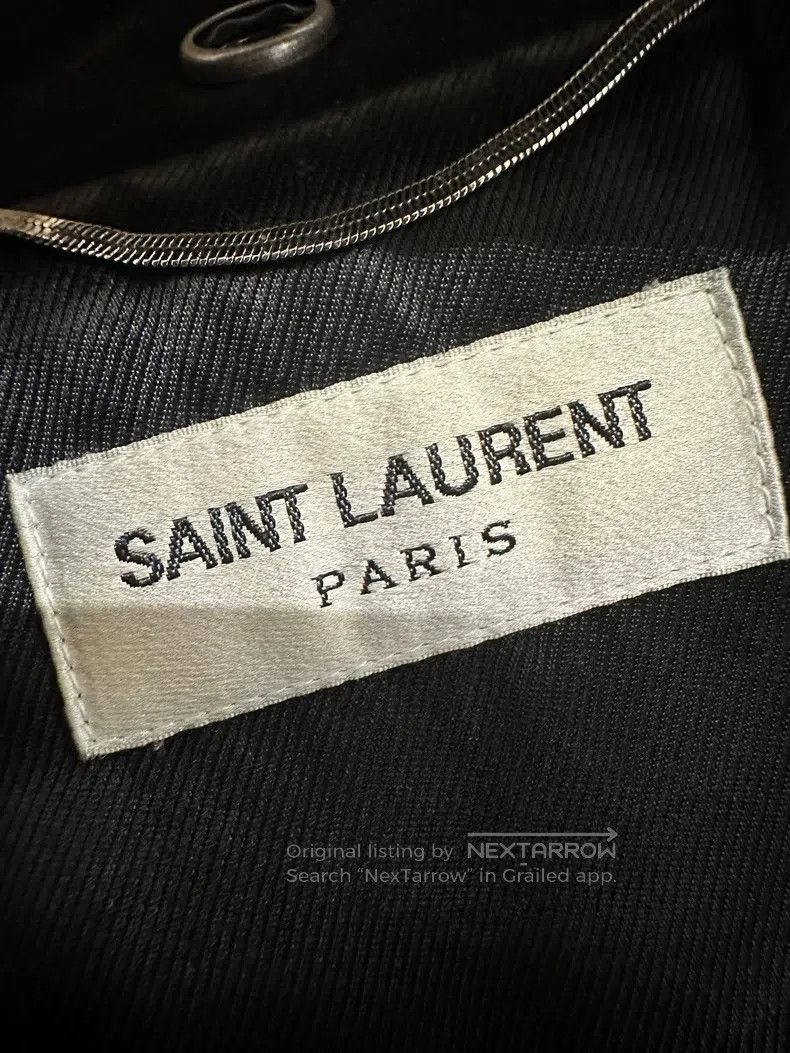 Saint Laurent Paris Saint Laurent Paris Black Lamb Leather suede lo1 Jacket Size US M / EU 48-50 / 2 - 2 Thumbnail