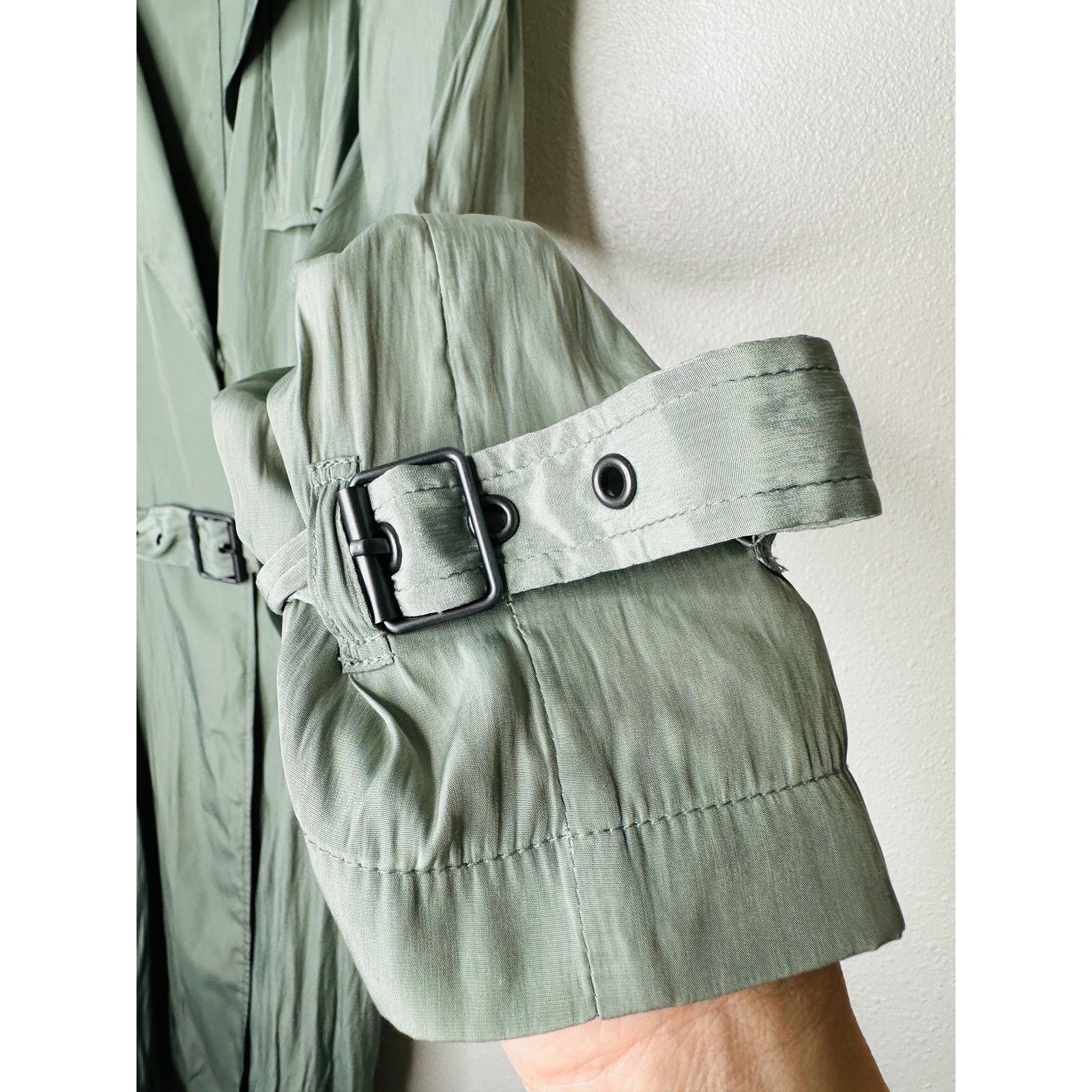 Other BCBGMaxazria Sage Ultra Thin Wide Notch Lapel Belt Jacket S Size S / US 4 / IT 40 - 7 Thumbnail