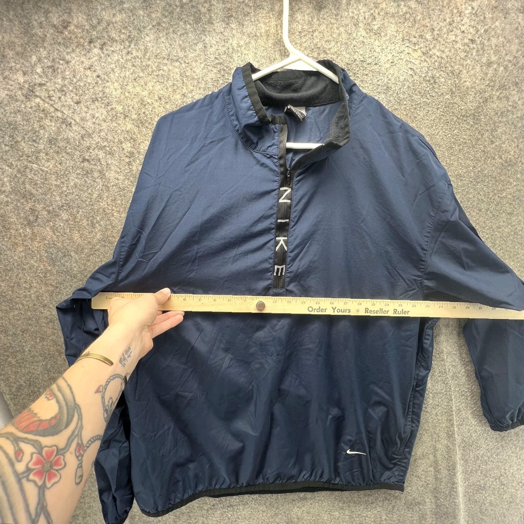 Nike Nike AeroLoft Jacket Mens L Blue 1/4 Zip Pullover Lightweight Windbreaker Windbreaker Casual Activewear Shirt Hoodie Jacket? Size US L / EU 52-54 / 3 - 4 Thumbnail