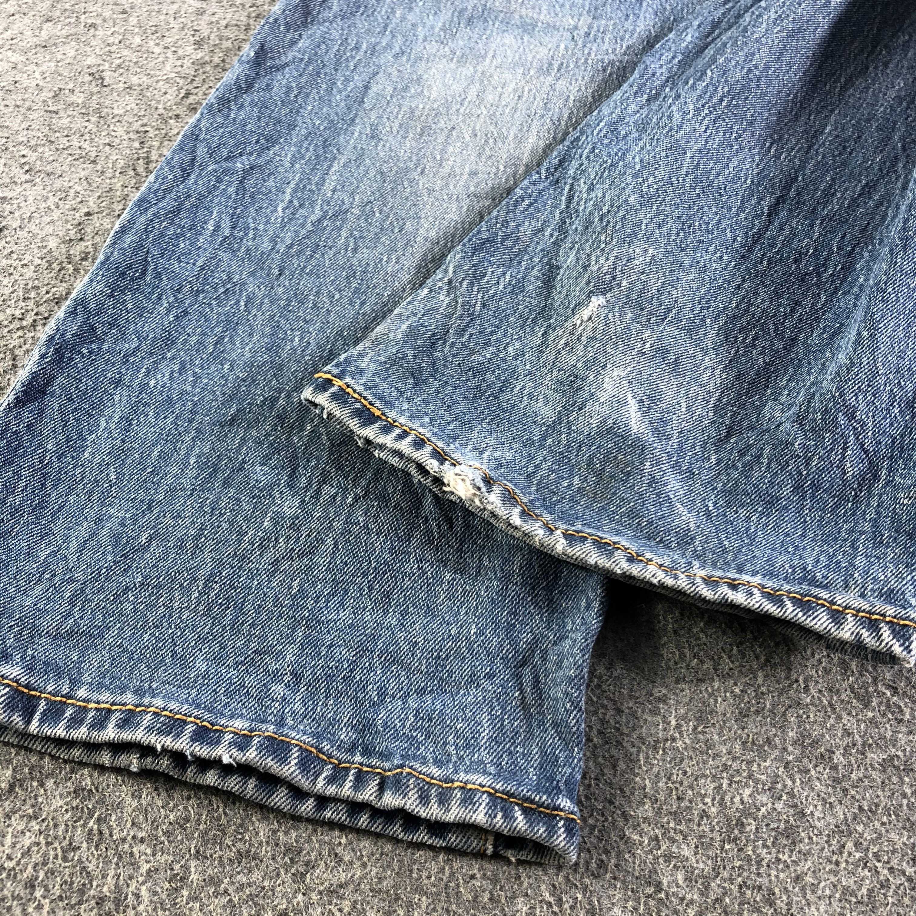 Levi's Vintage Blue Wash Levis 501 Jeans-J3080 Size US 36 / EU 52 - 6 Thumbnail