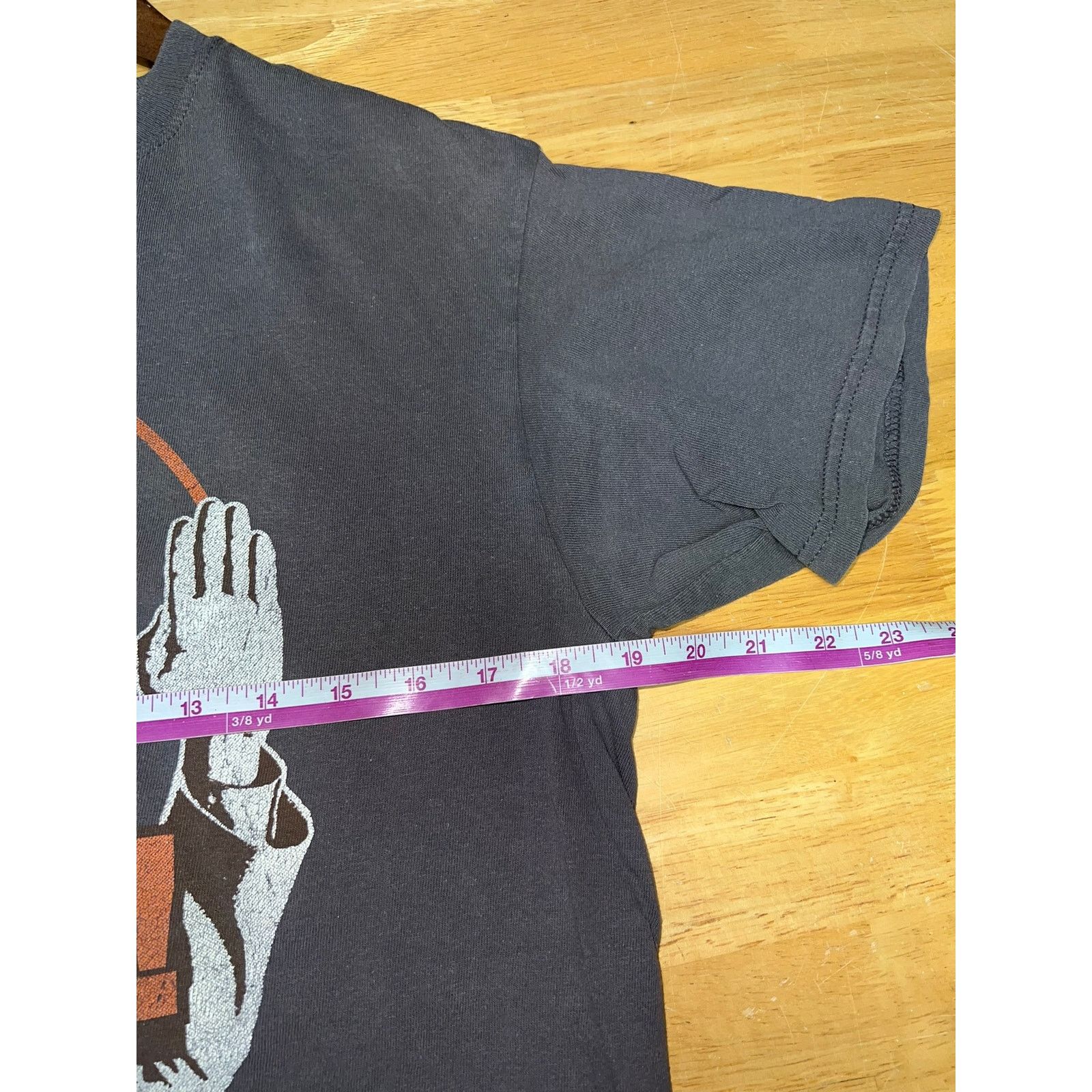 Vintage Borat Movie Shirt High Five Promo Gray Graphic Tee Medium Size US M / EU 48-50 / 2 - 9 Thumbnail