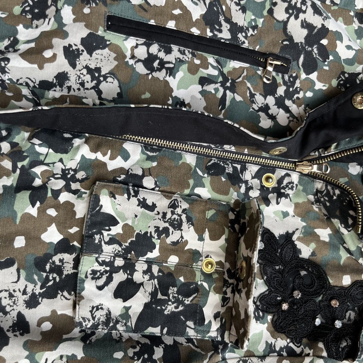 Comme des Garcons EGOIST MUD PUNK FLOWER CAMO PARKA Size M / US 6-8 / IT 42-44 - 4 Thumbnail