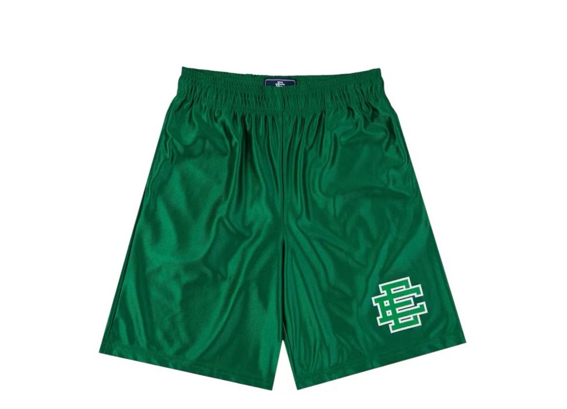 Eric Emanuel Eric Emanuel EE baggy shiny green shorts medium Size US 30 / EU 46 - 1 Thumbnail