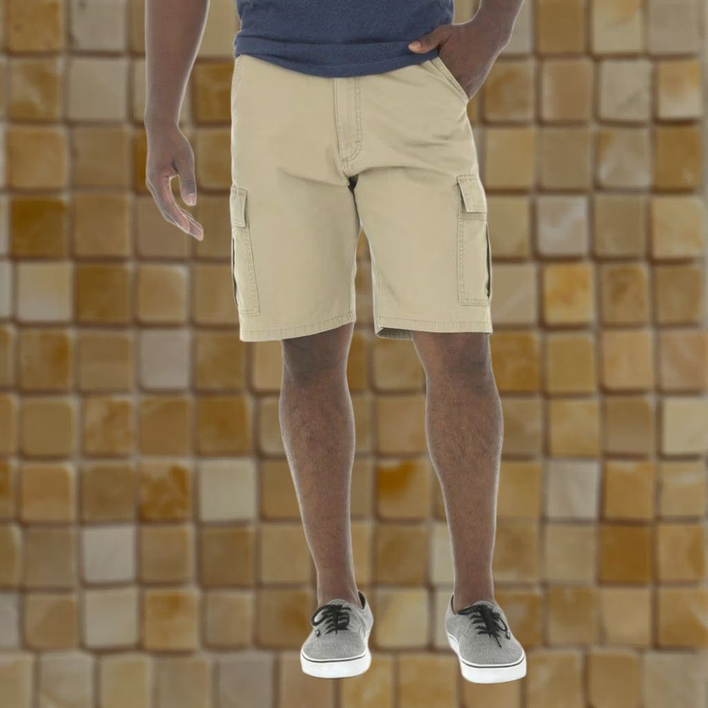 Wrangler Wrangler Cargo Shorts Woodgrain Khaki 60SFKGR Size 42 Beige Relaxed Mens Summer Casual Workwear Shorts Size US 42 / EU 58 - 1 Preview