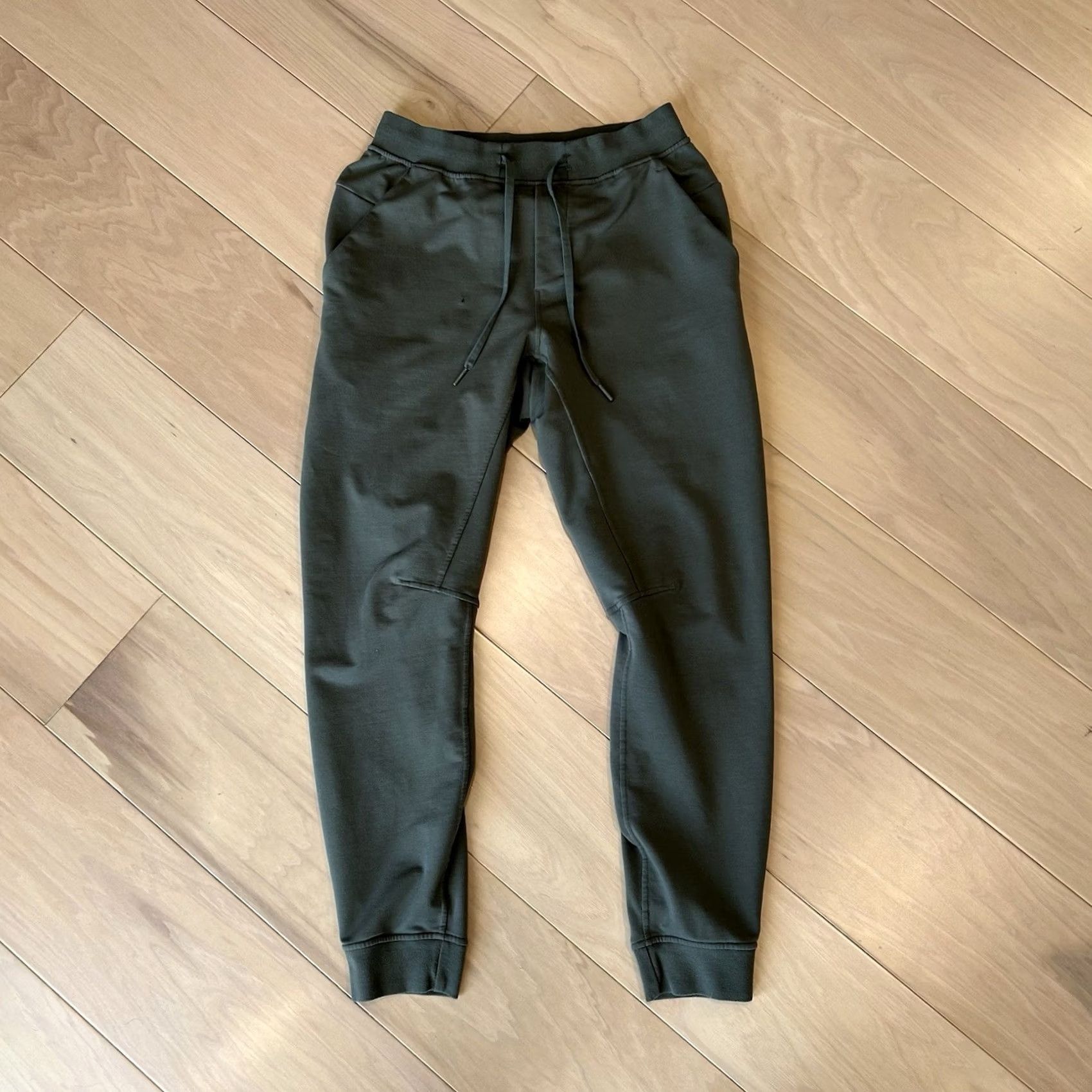 Lululemon Lululemon City Sweat Jogger Green Men Small Pants Adjustable Waist Pockets Tapered Leg Athletic Athleisure City Apparel Vintage No Size US 29 - 2 Thumbnail