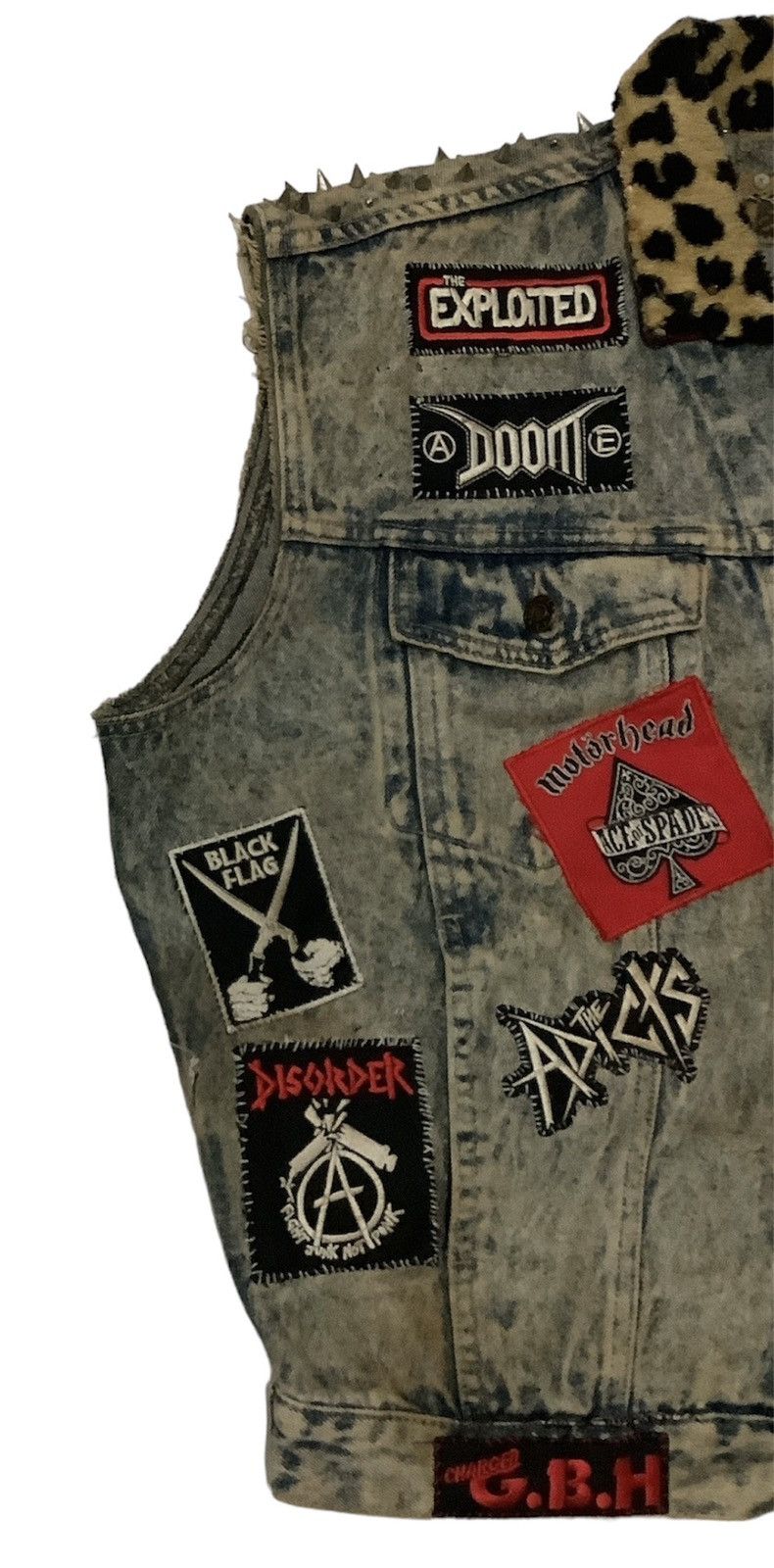 Designer × Vintage VINTAGE 90s THE EXPLOITED BATTLE JACKET CUSTOM Size US L / EU 52-54 / 3 - 3 Thumbnail