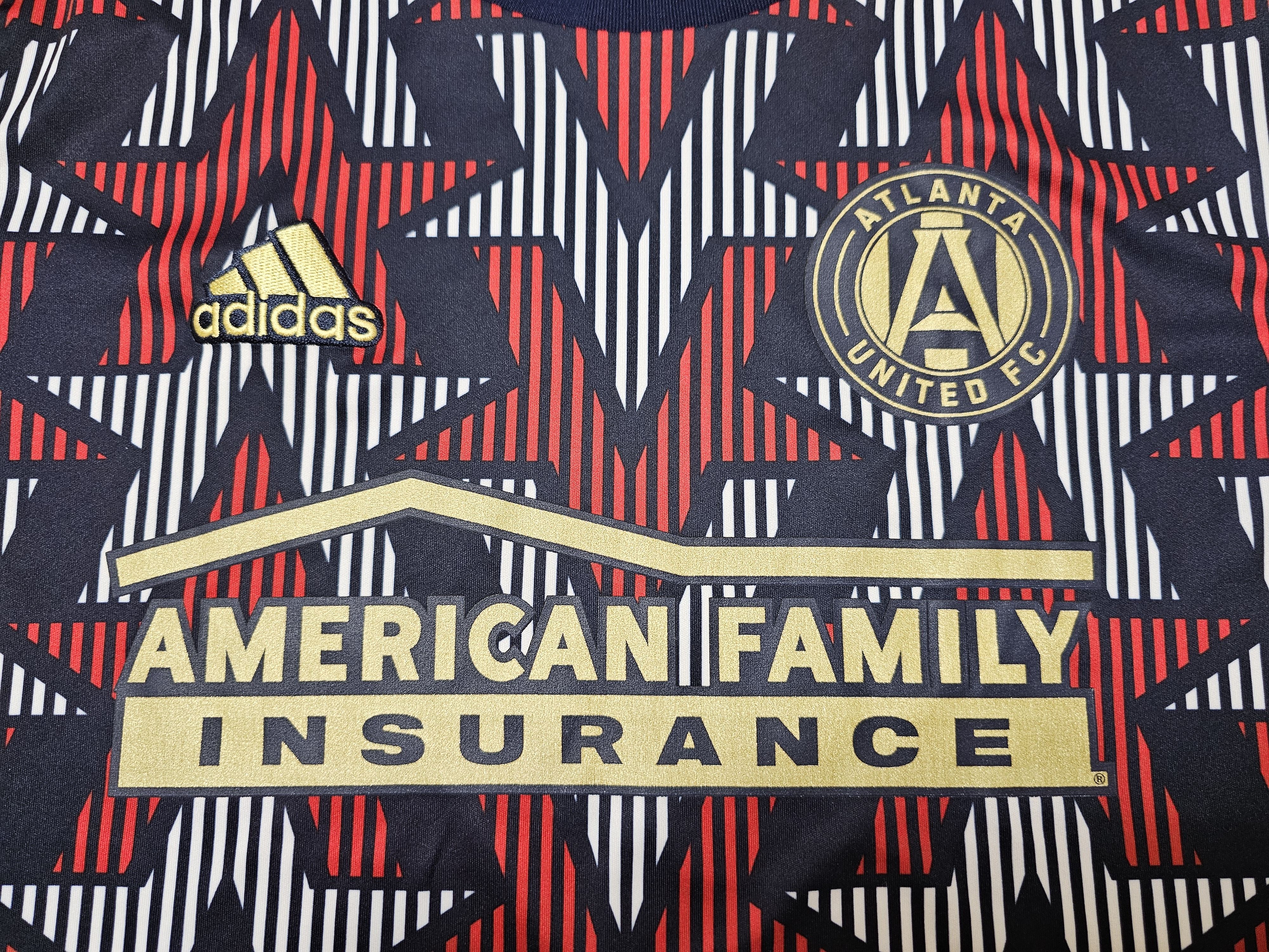 Adidas ATLANTA UNITED 2019 PRE MATCH FOOTBALL SOCCER JERSEY MLS Size US M / EU 48-50 / 2 - 3 Thumbnail