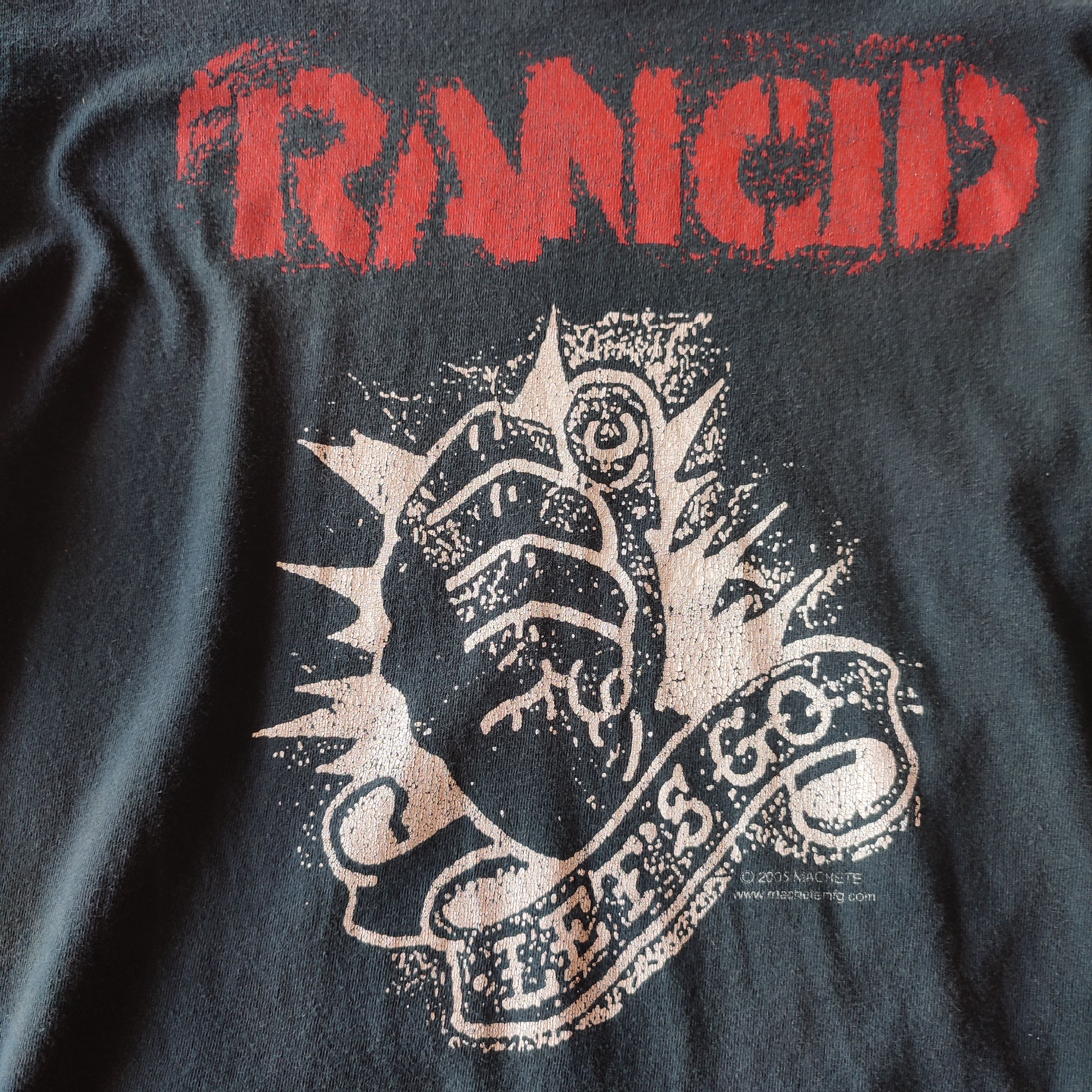 Band Tees × Vintage Vintage 2005 RANCID "LET'S GO” PUNK T-shirt Size US L / EU 52-54 / 3 - 3 Thumbnail