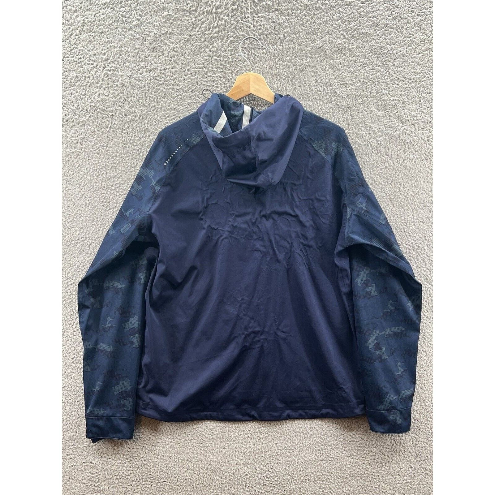 Peter Millar Peter Millar Waterproof Jacket Blue Camo Full Zip Size L Size US L / EU 52-54 / 3 - 2 Thumbnail