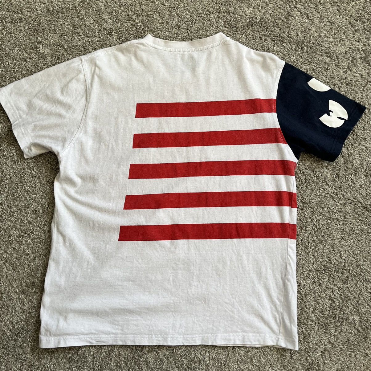 Wu-Tang Clan 🔴Wu-Tang Shirt Size Medium Iron Flag Stripes WuTang Gza Rza Size US M / EU 48-50 / 2 - 6 Thumbnail