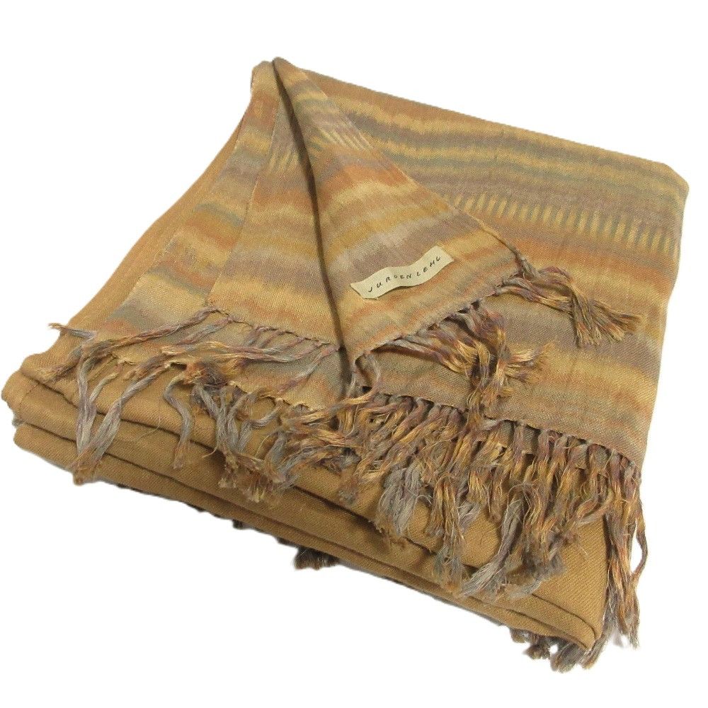 Other Other Jurgen Lehl Fringe Stole Textile Scarf DUTY FREE for USA Size ONE SIZE - 1 Thumbnail