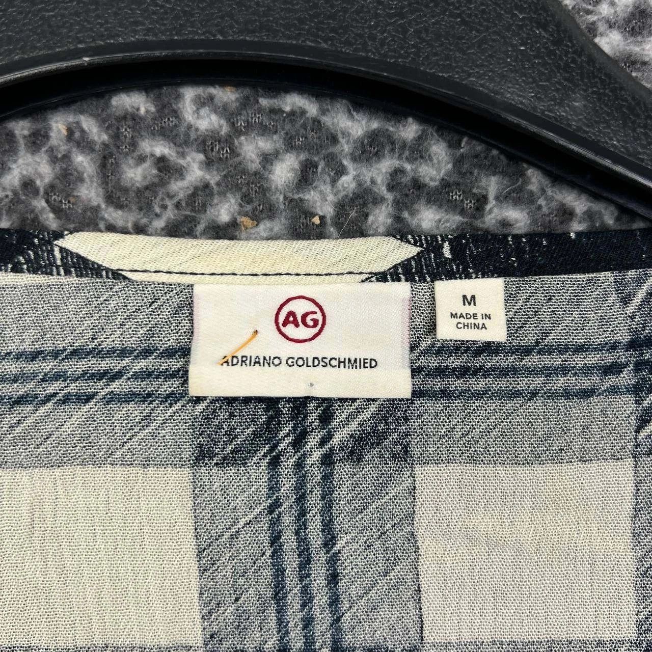 AG Adriano Goldschmied AG Adriano Goldschmied Bijou Blouse Women Plaid Ruffle M Size M / US 6-8 / IT 42-44 - 4 Thumbnail
