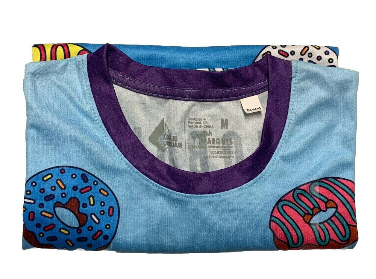 Other Leslie Jordan Cheetah Marquis Women's Medium Multicolor Running T-Shirt Top Size M / US 6-8 / IT 42-44 - 12 Thumbnail
