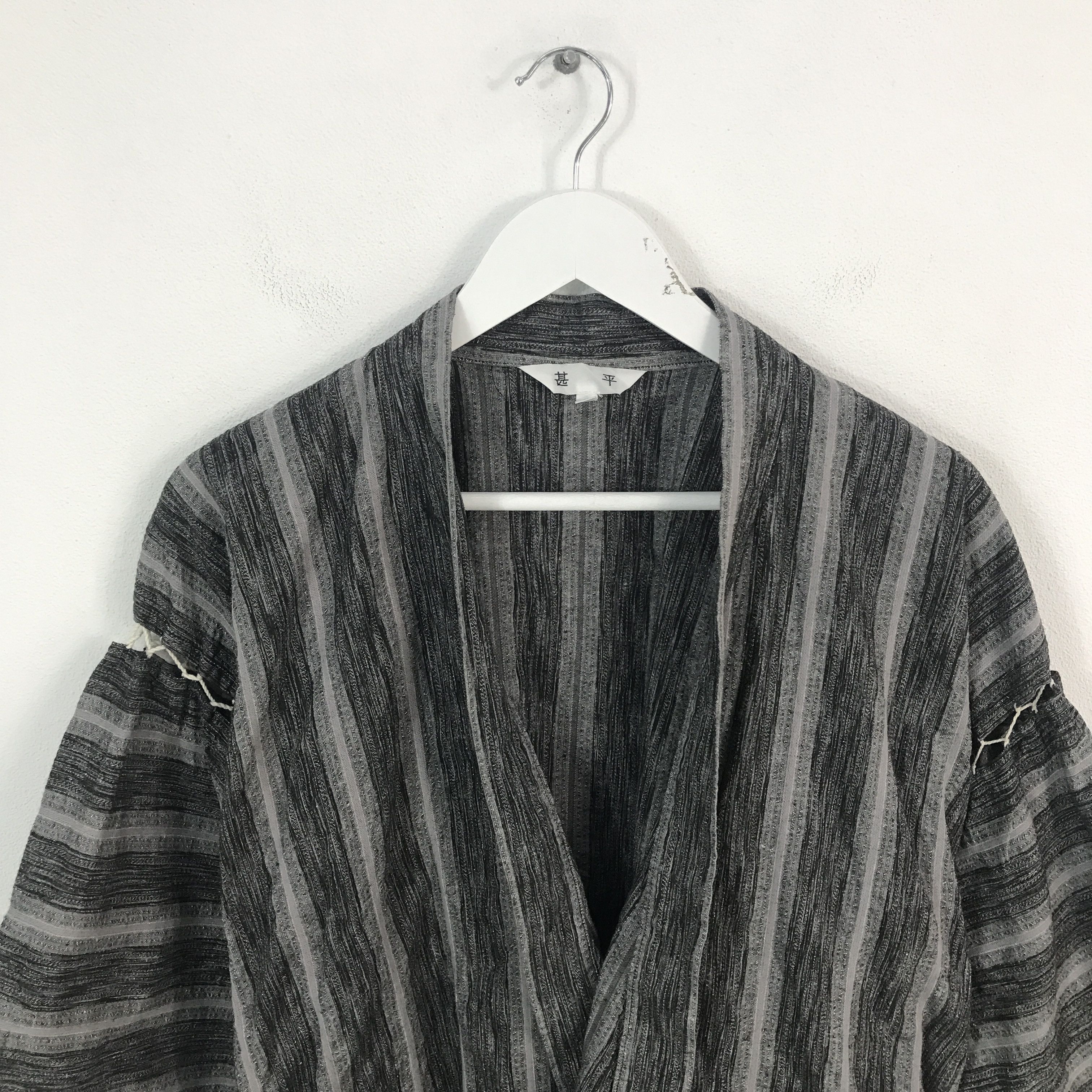 Japanese Brand Rare japanese kimono Traditional Striped Jacket Size US L / EU 52-54 / 3 - 2 Thumbnail