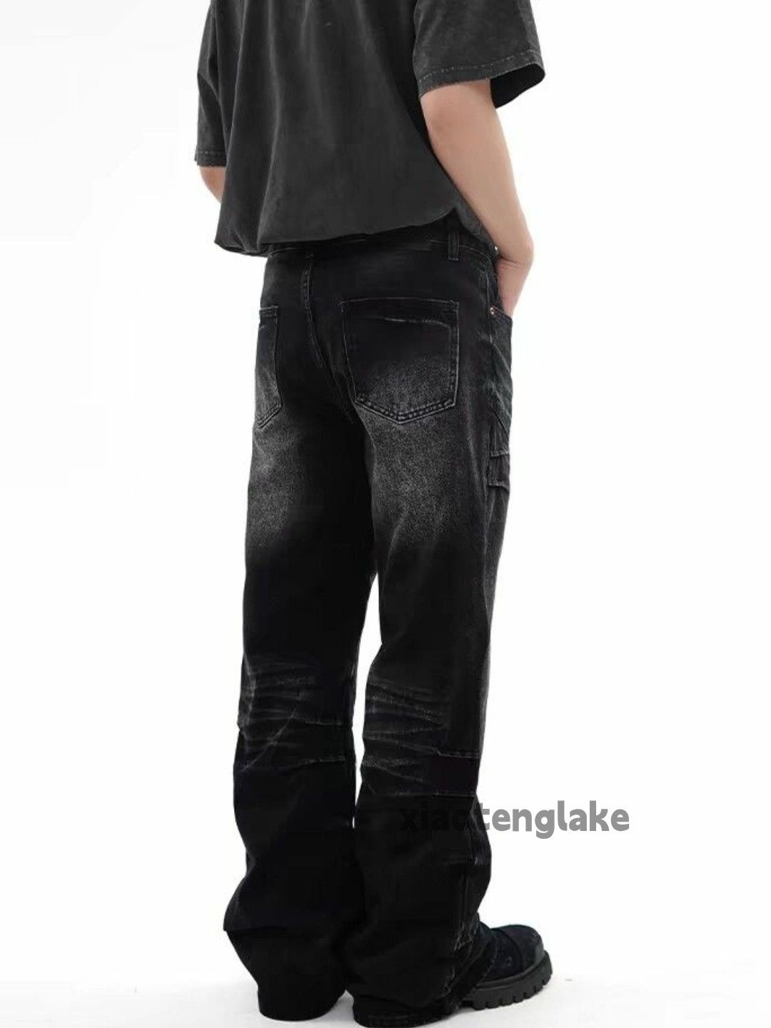 Jean × Vintage Washed faded cleanfit yuppie bootcut grunge y2k jeans Size US 32 / EU 48 - 2 Thumbnail