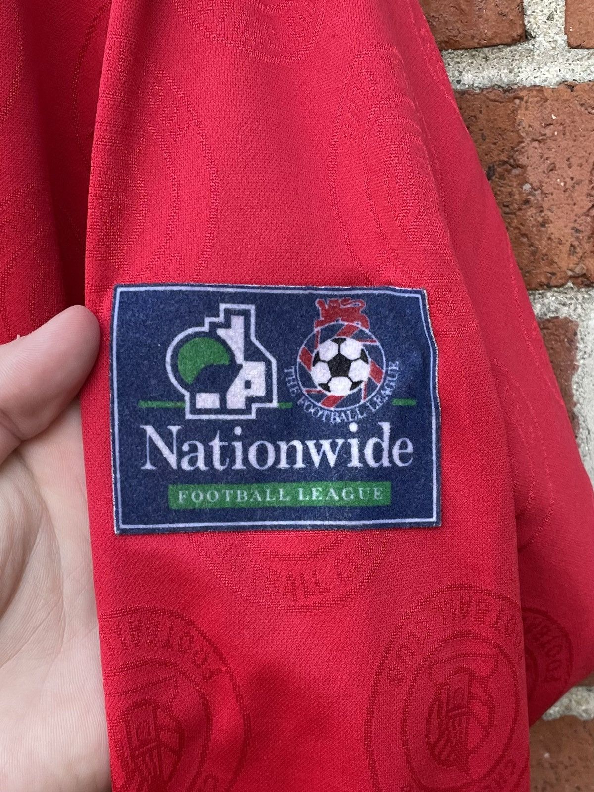 Vintage SUPER LEAGUE CHESTERFIELD FC SOCCER FOOTBALL JERSEY Size US XL / EU 56 / 4 - 9 Thumbnail