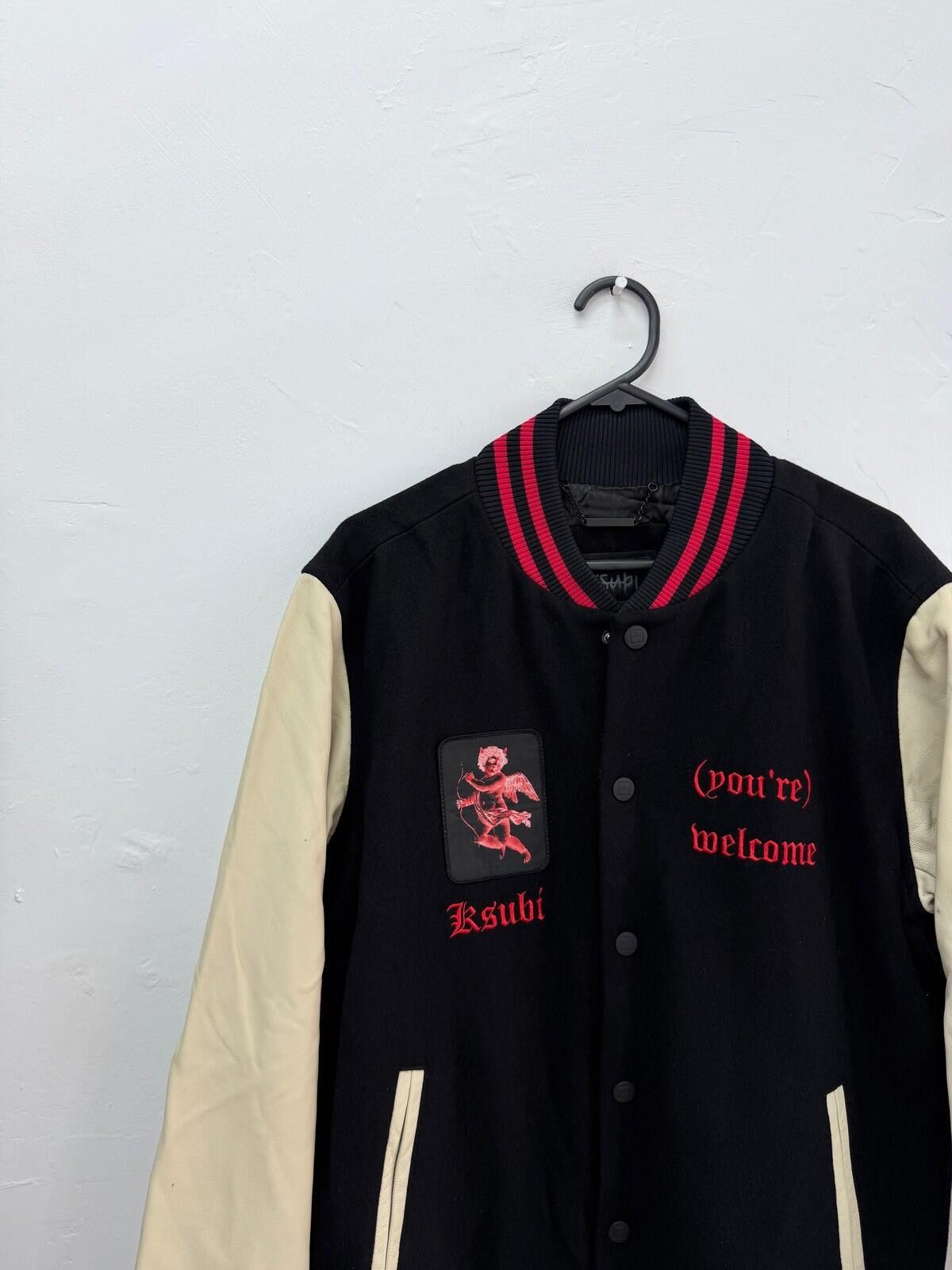 Ksubi new ksubi mens Icons king Letterman Jacket leather medium 1 Size US M / EU 48-50 / 2 - 3 Thumbnail