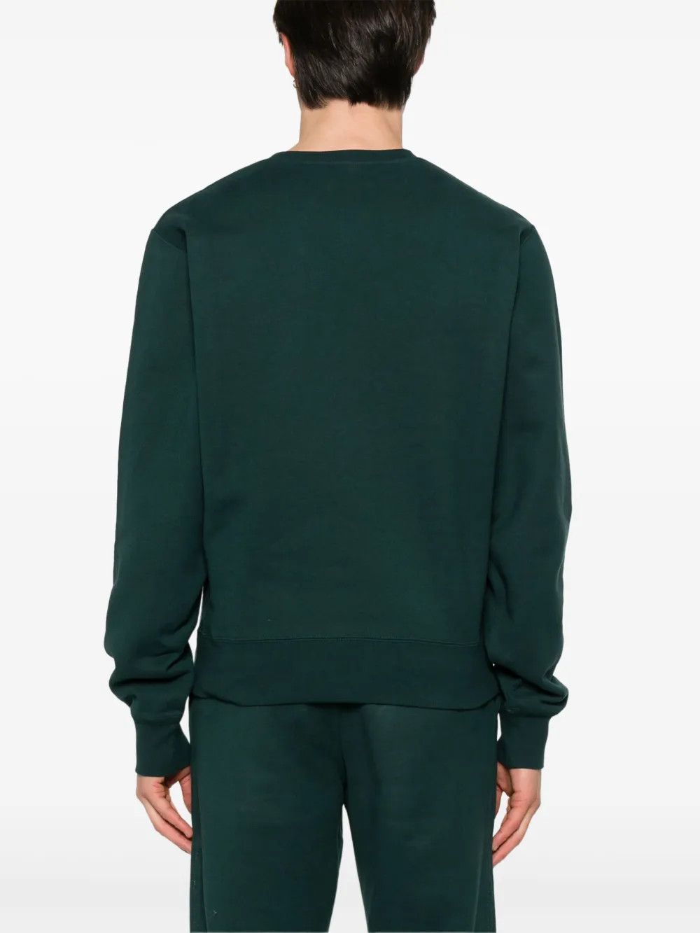 Saint Laurent Paris o1bcso1str1025 Cassandre Sweatshirt in Dark Green Size US S / EU 44-46 / 1 - 4 Thumbnail