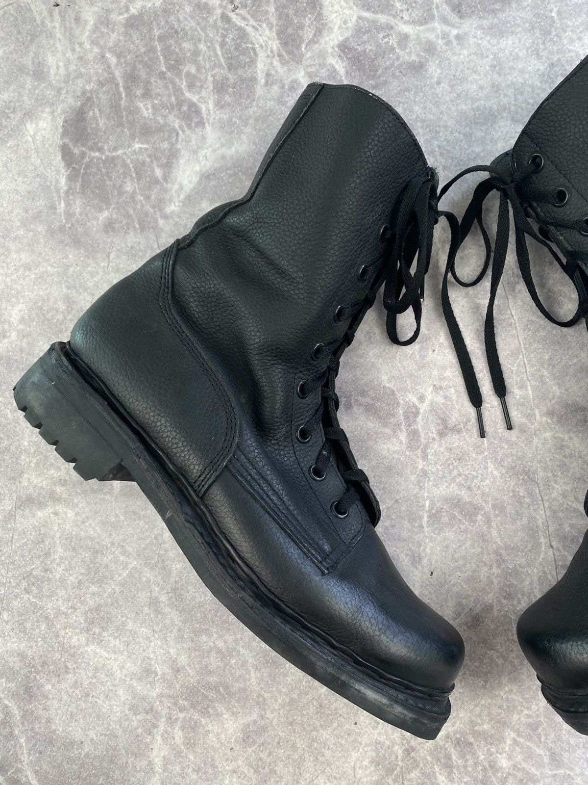 Other Vintage Rugak Belgian Military Paratroopers Army Boots Sz:45 Size US 12 / EU 45 - 2 Thumbnail
