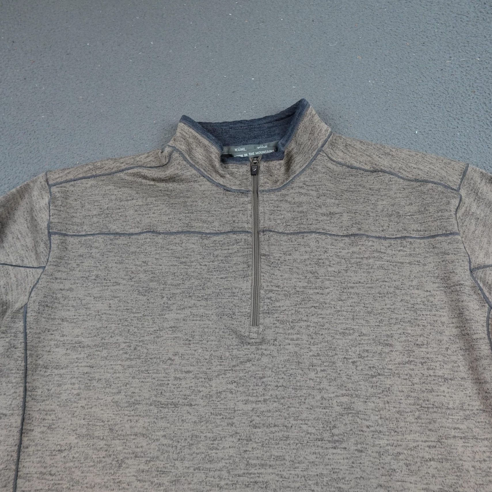 Vintage Kuhl Ryzer 1/4 Zip Pullover Mens 2XL Gray Mock Neck Hiking Shirt 3112 Size US XXL / EU 58 / 5 - 4 Thumbnail