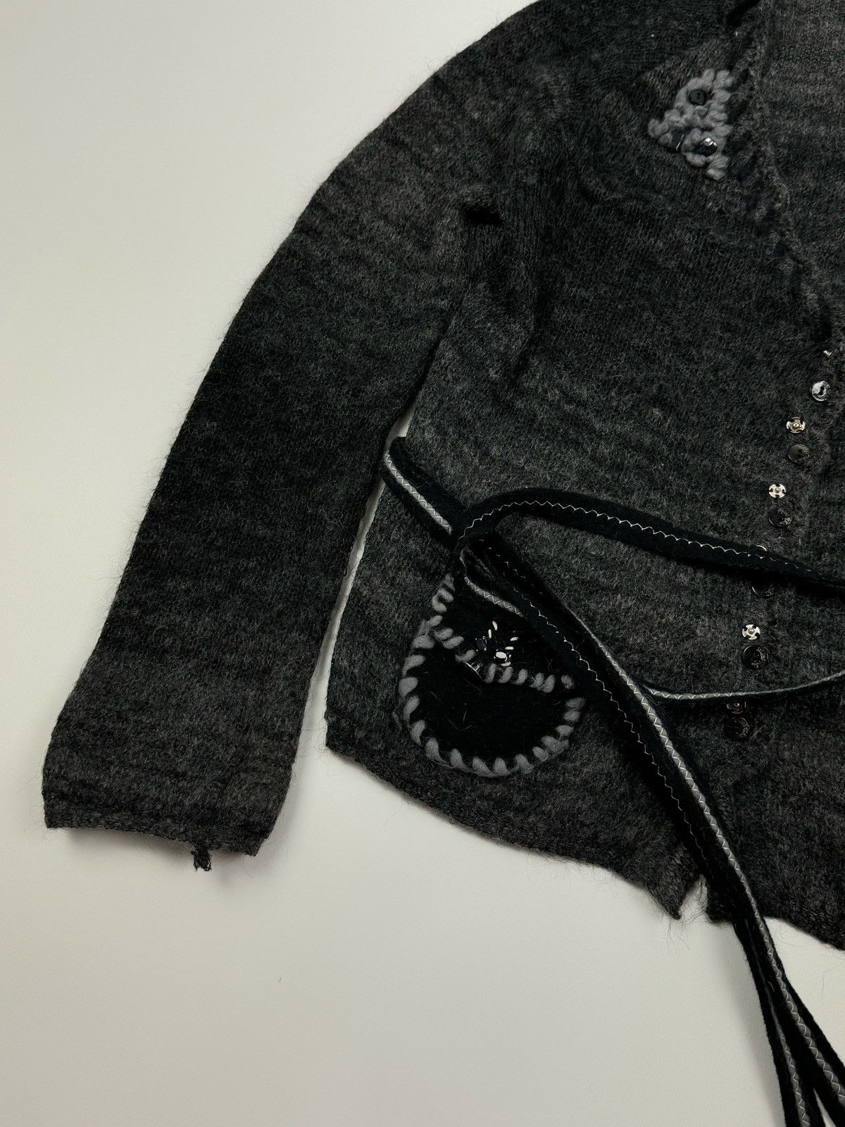 Other Y2K Tricot Chic Knit Cardigan Sweater Made in Italy Size L / US 10 / IT 46 - 4 Thumbnail
