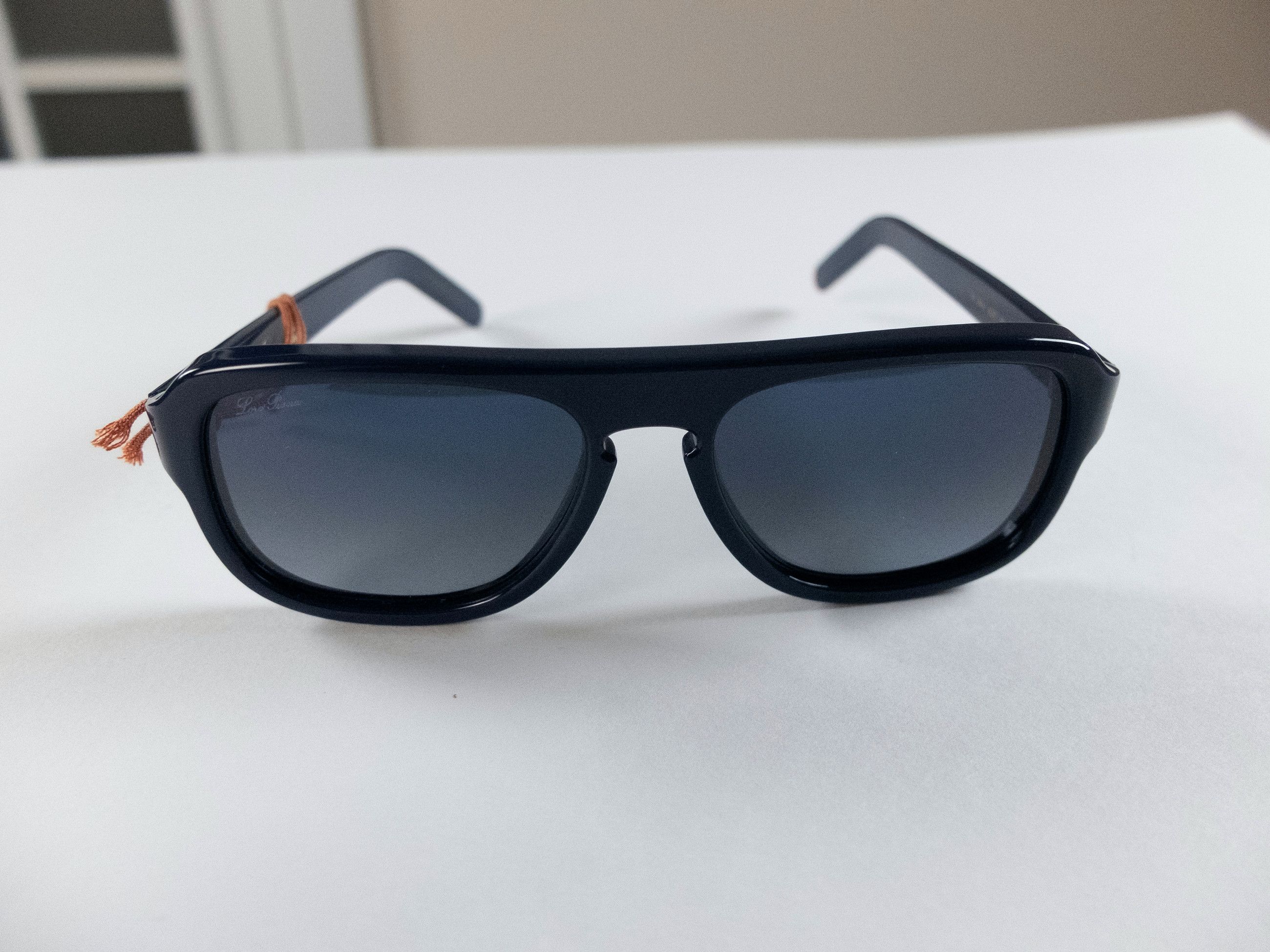 Loro Piana LORO PIANA Andre navy blue rectangle sunglasses FAM2844 Size ONE SIZE - 2 Thumbnail