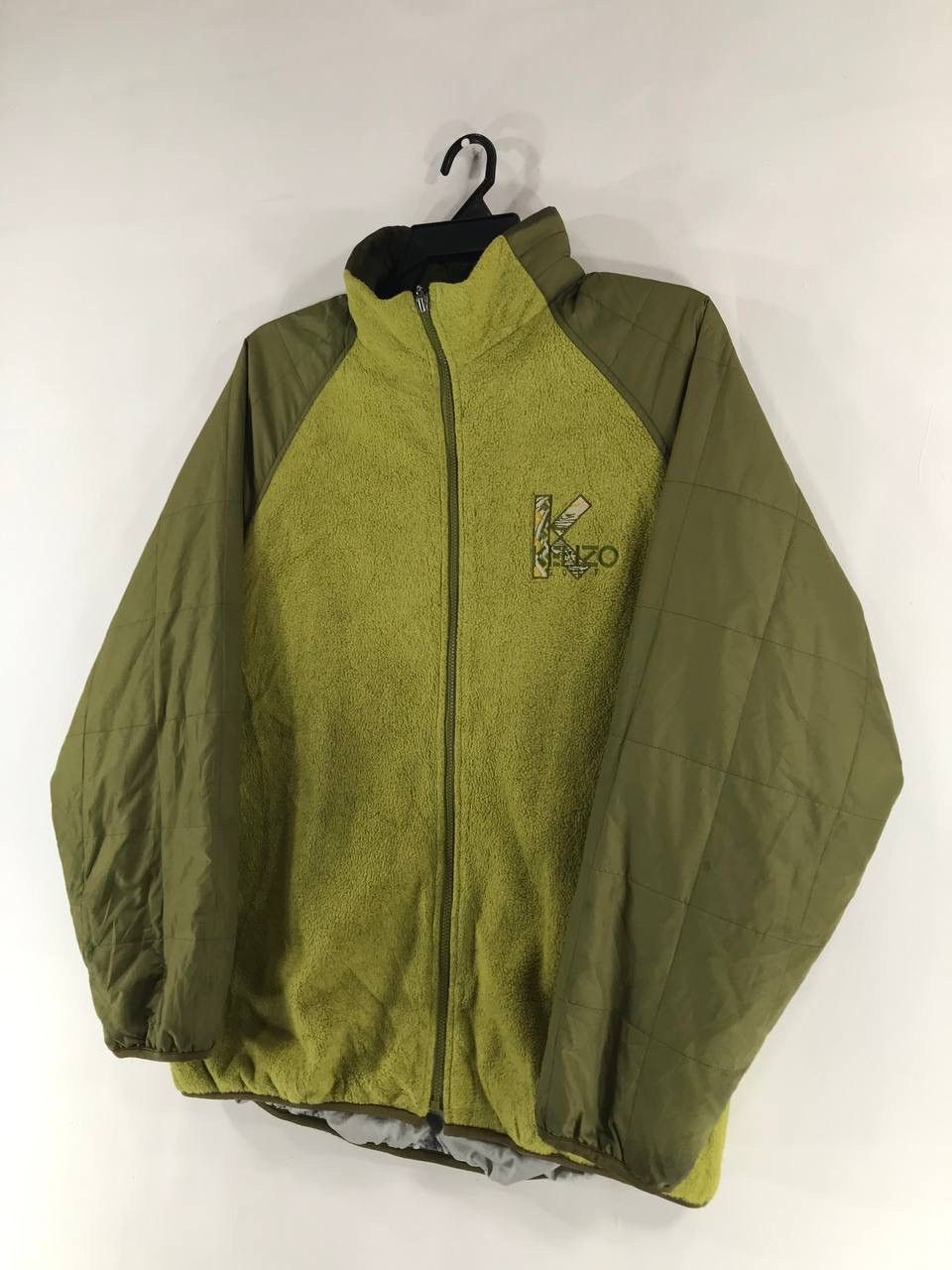 Japanese Brand × Kenzo × Vintage Vintage Kenzo Rare Design Full Zipper Fleece Jacket Size US XL / EU 56 / 4 - 2 Thumbnail