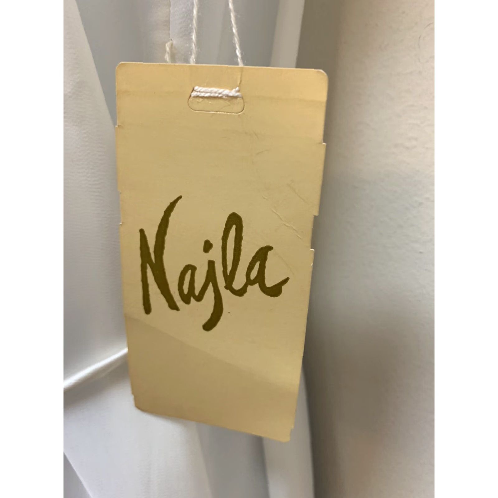 Vintage VINTAGE Najla New York Silky Crepe Lace Full Length Nightgown S 1970s USA NOS Size ONE SIZE - 4 Thumbnail