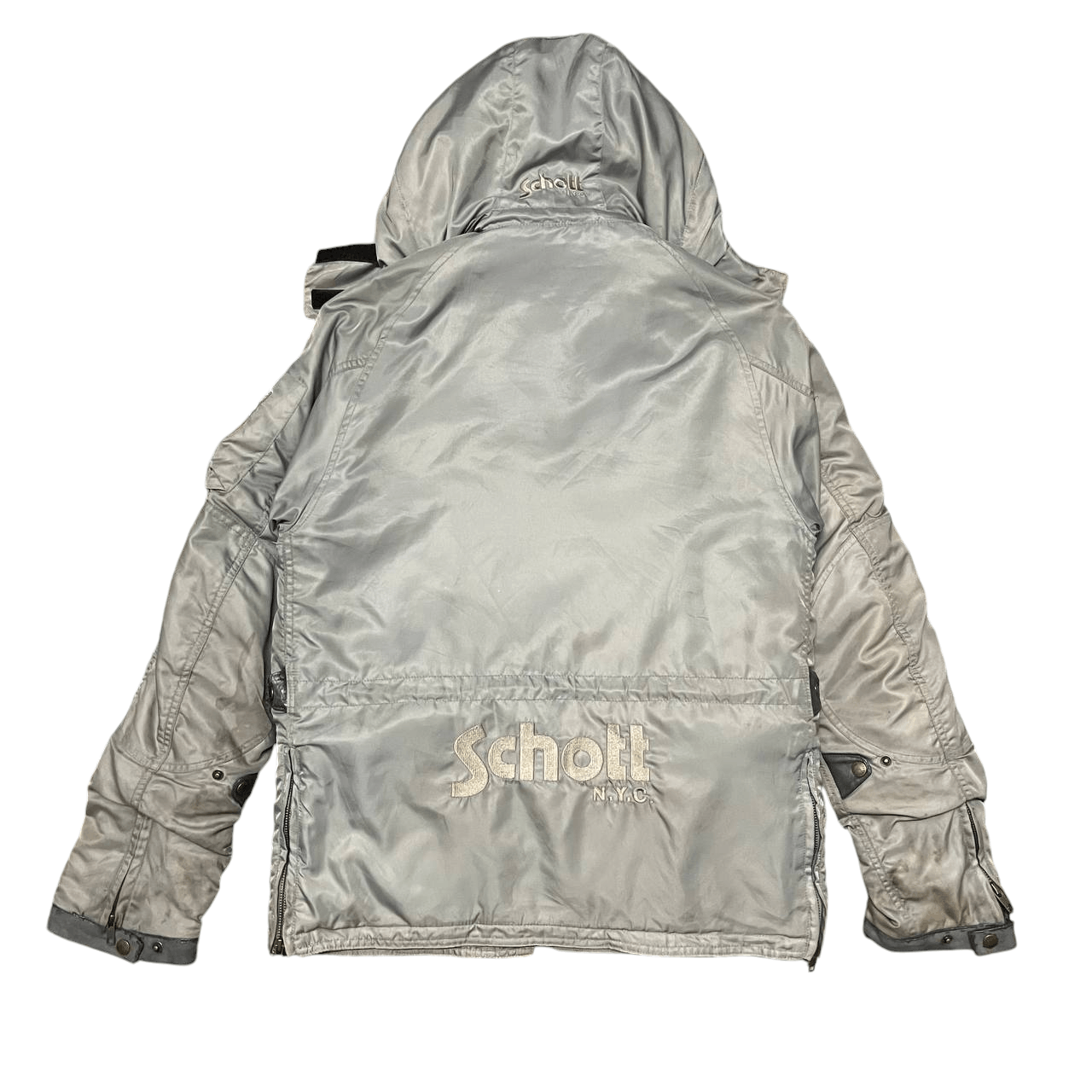Schott Vintage Schott NYC Fur Hooded Jacket N3B Size US M / EU 48-50 / 2 - 21 Thumbnail