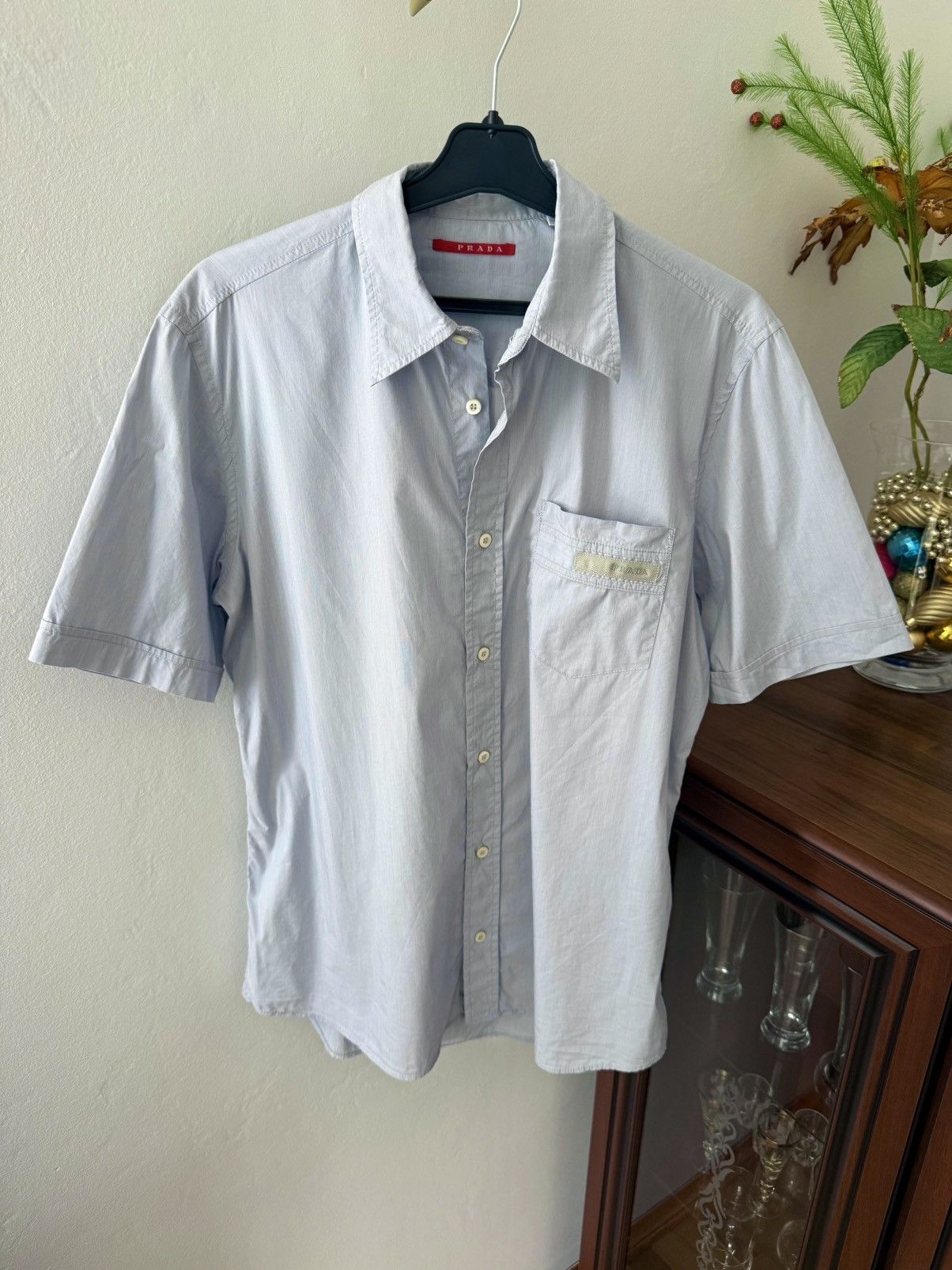 Vintage Prada Short Sleeve Shirt Button Up