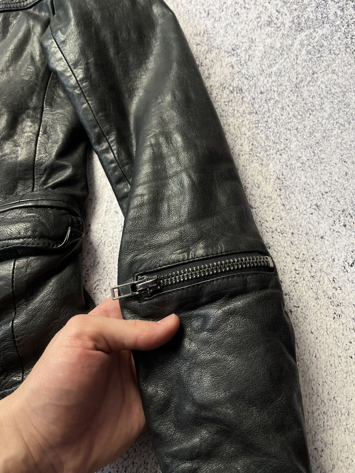 Allsaints Vintage Allsaints Balfern Leather Biker Jacket Japan Size M / US 6-8 / IT 42-44 - 8 Thumbnail