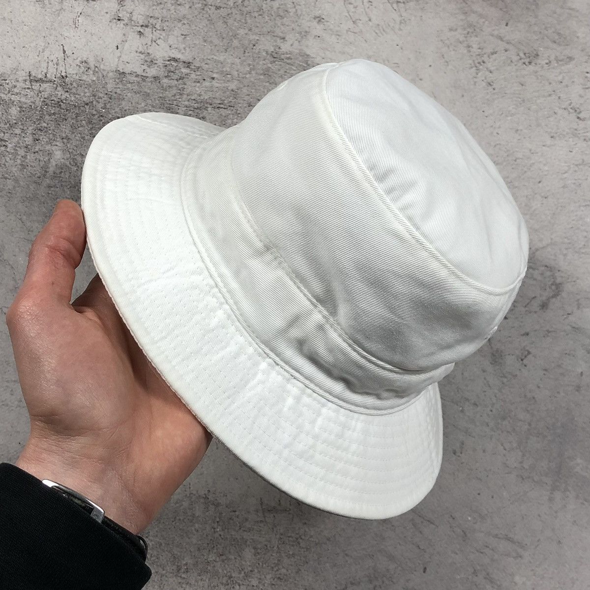 Nike Y2K Vintage Nike Swoosh Logo Bucket Hat 00s drill Size ONE SIZE - 4 Thumbnail