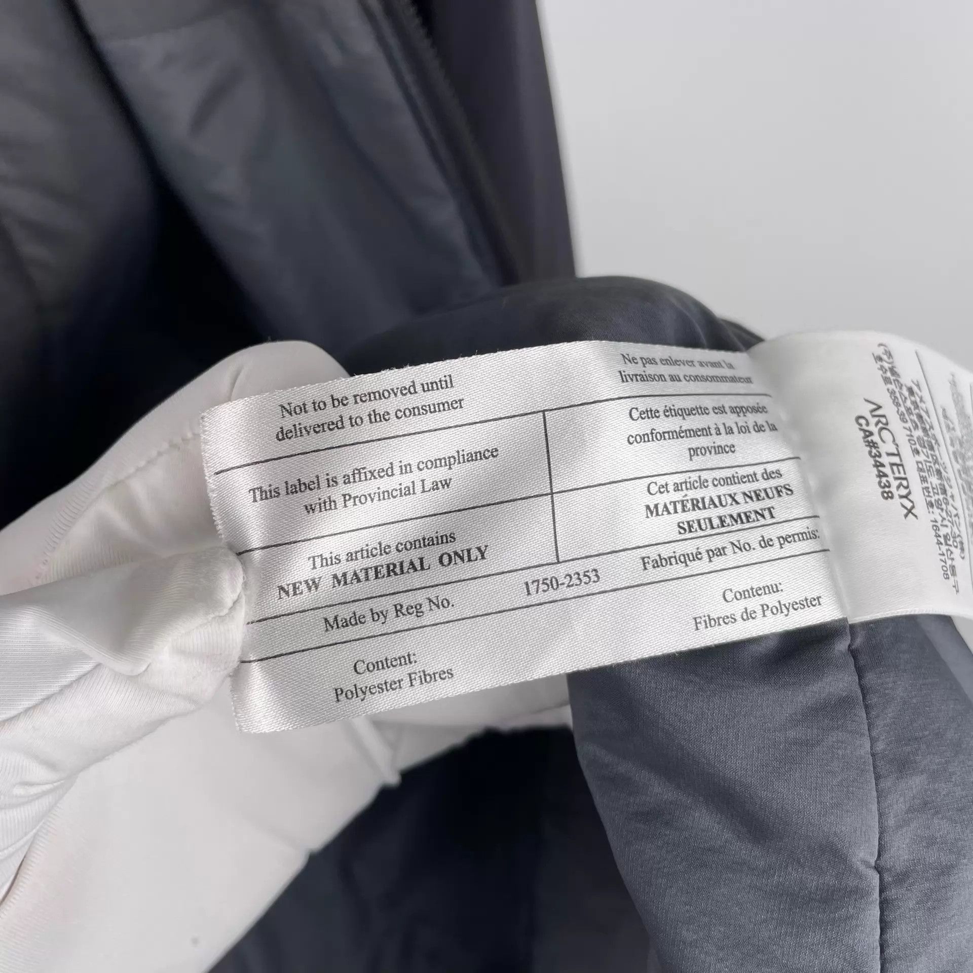 Arc'teryx Arc'teryx Lightweight Cotton Jacket M Black & Gray A Size M / US 6-8 / IT 42-44 - 6 Thumbnail