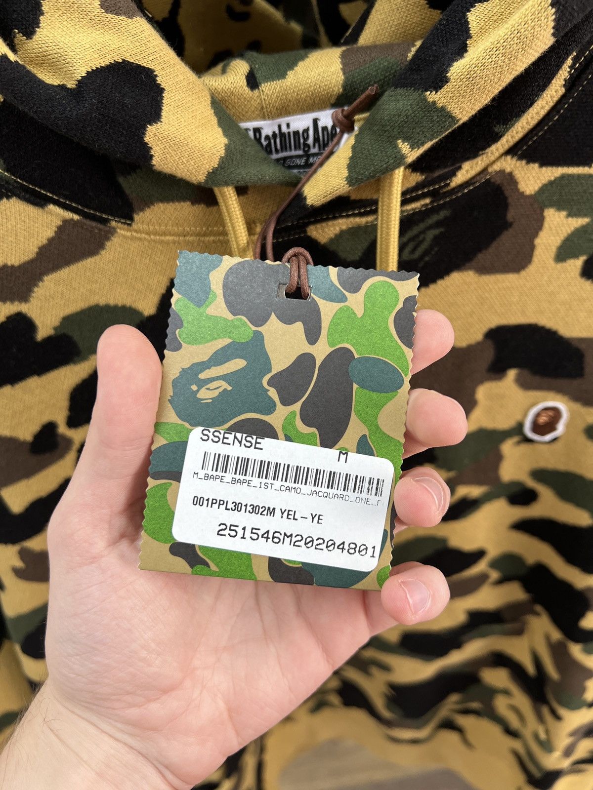 Bape A BATHING APE 1ST CAMO JACQUARD ONE POINT RELAXED FIT HOODIE Size US M / EU 48-50 / 2 - 2 Thumbnail