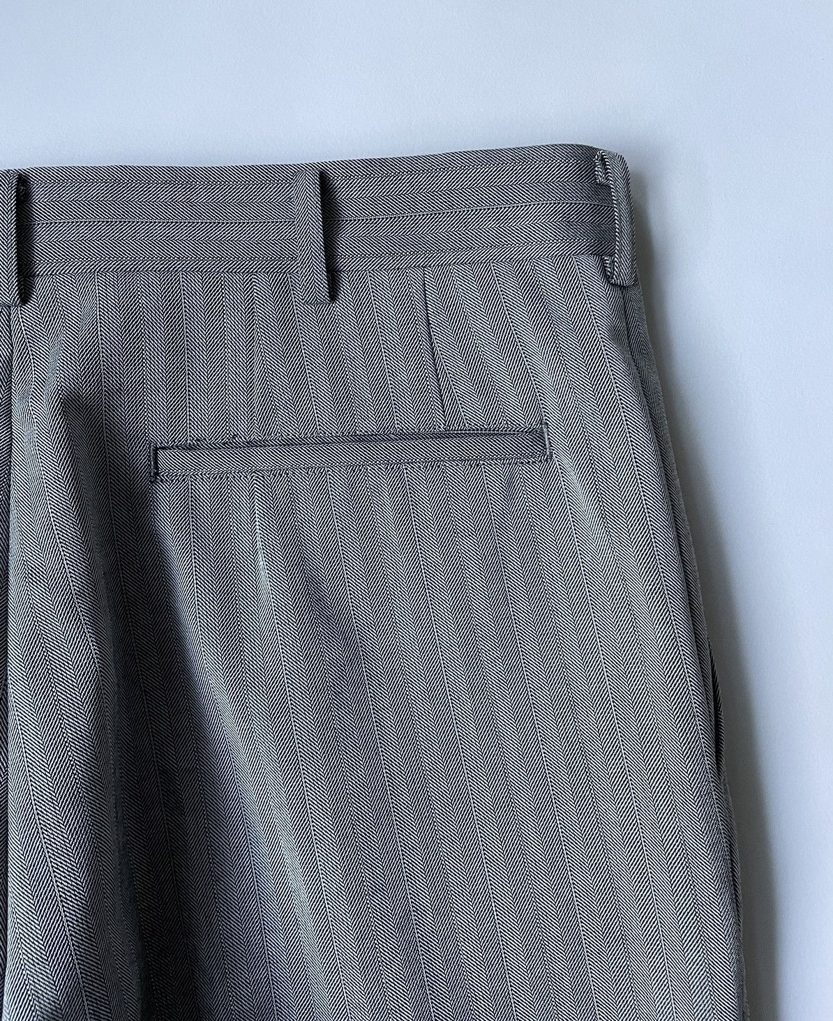 Comme des Garcons A/W 07 Herringbone Wool Trousers Size US 32 / EU 48 - 16 Thumbnail