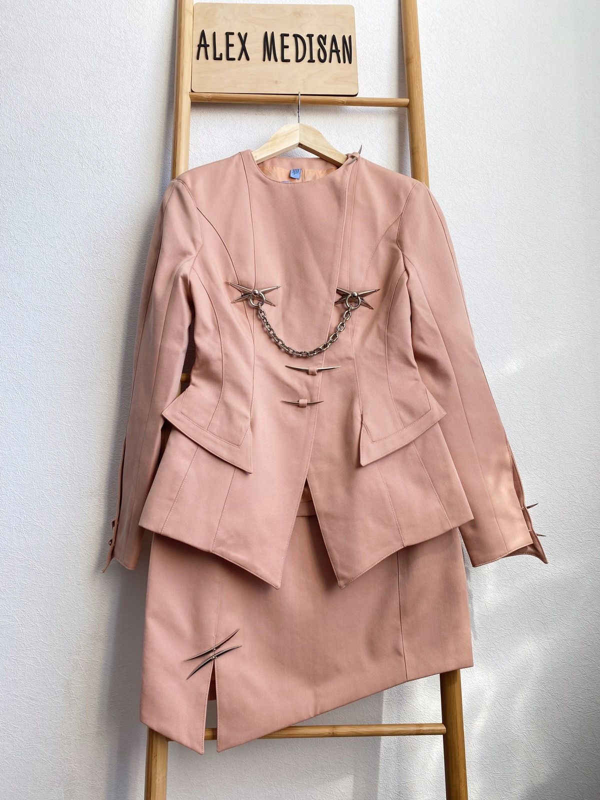 Mugler Mugler x H&M Spike Skirt Suit Set Size S / US 4 / IT 40 - 5 Thumbnail