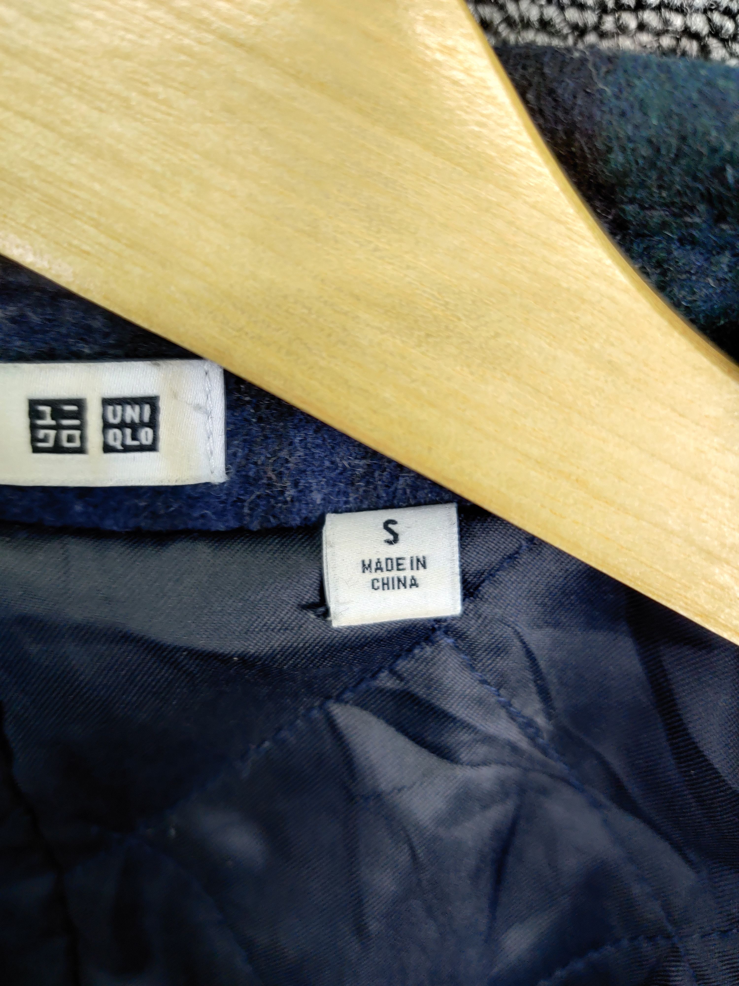 J.W. Anderson Uniqlo Wool Checked Double Breasted Coat