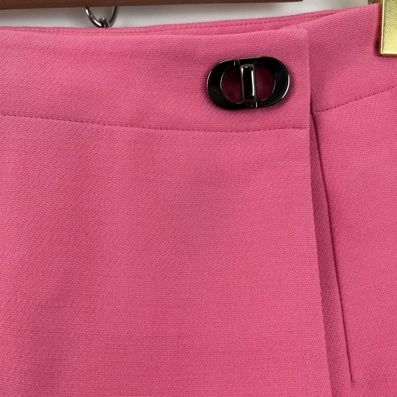 Dior Dior Pink classic CD button skirt pants 2505-Nextarrow Size 24" / US 00 / IT 34 - 5 Thumbnail