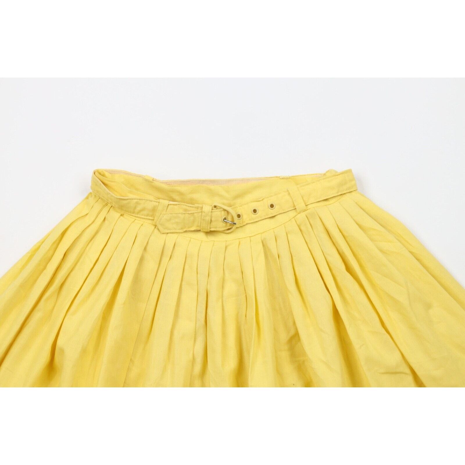 Vintage Vintage 60s 70s Streetwear Distressed Pleated Belted Skirt Size 24" / US 00 / IT 34 - 2 Thumbnail