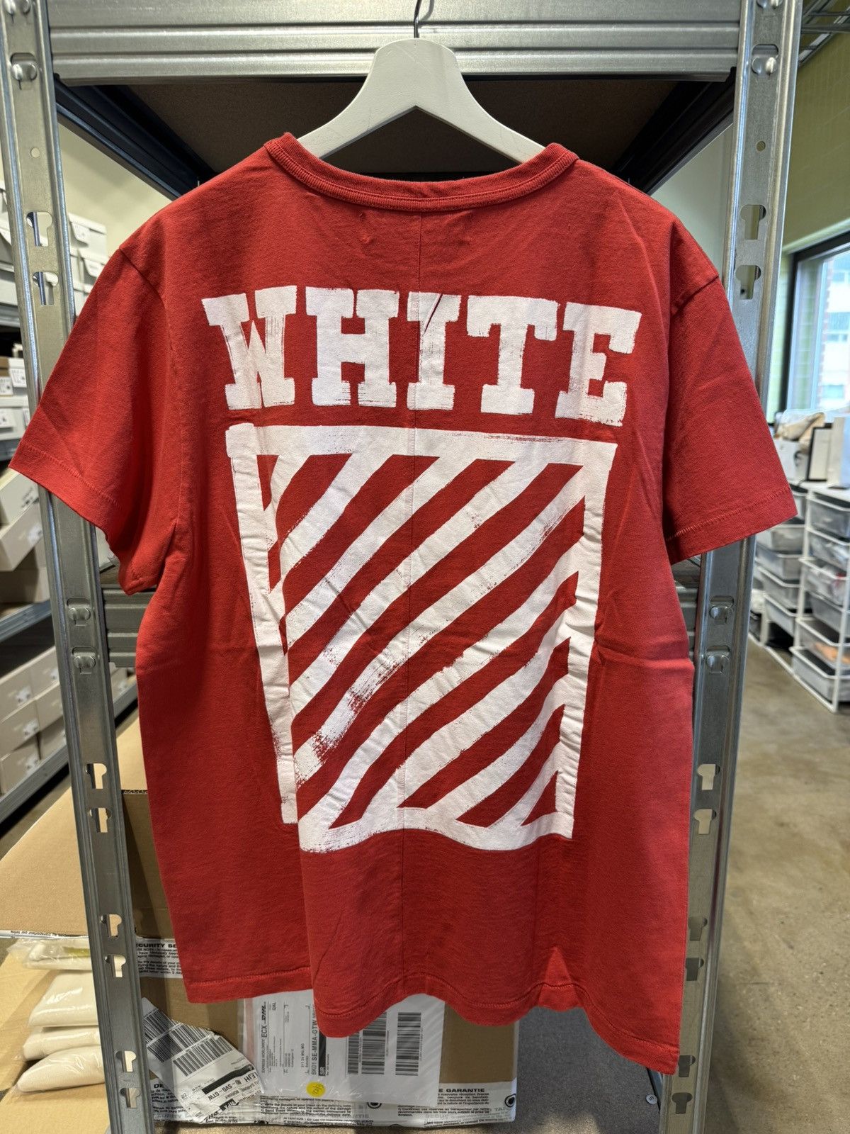 Off-White Off-White Diag Printed T-Shirt NEW Size US M / EU 48-50 / 2 - 1 Thumbnail