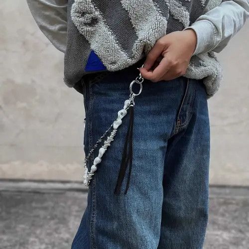 Jewelry Elegant Pearl and Silver Layered Wallet Chain Size ONE SIZE - 8 Thumbnail