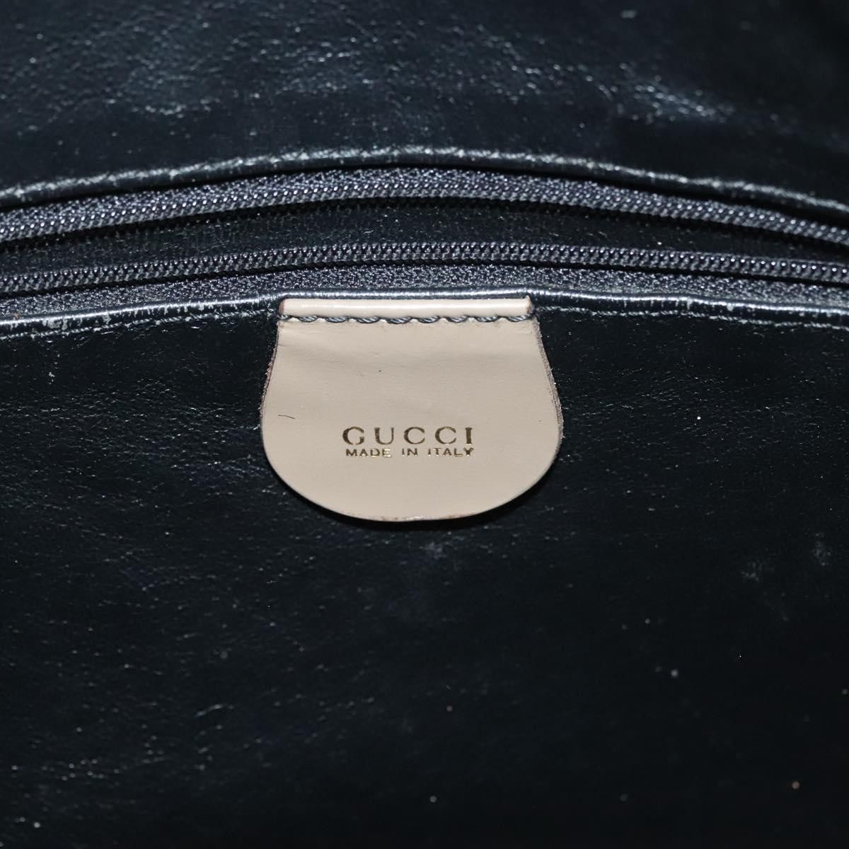 Gucci GUCCI Bamboo Hand Bag Patent Leather Beige Gold 001 1014 Size ONE SIZE - 16 Thumbnail