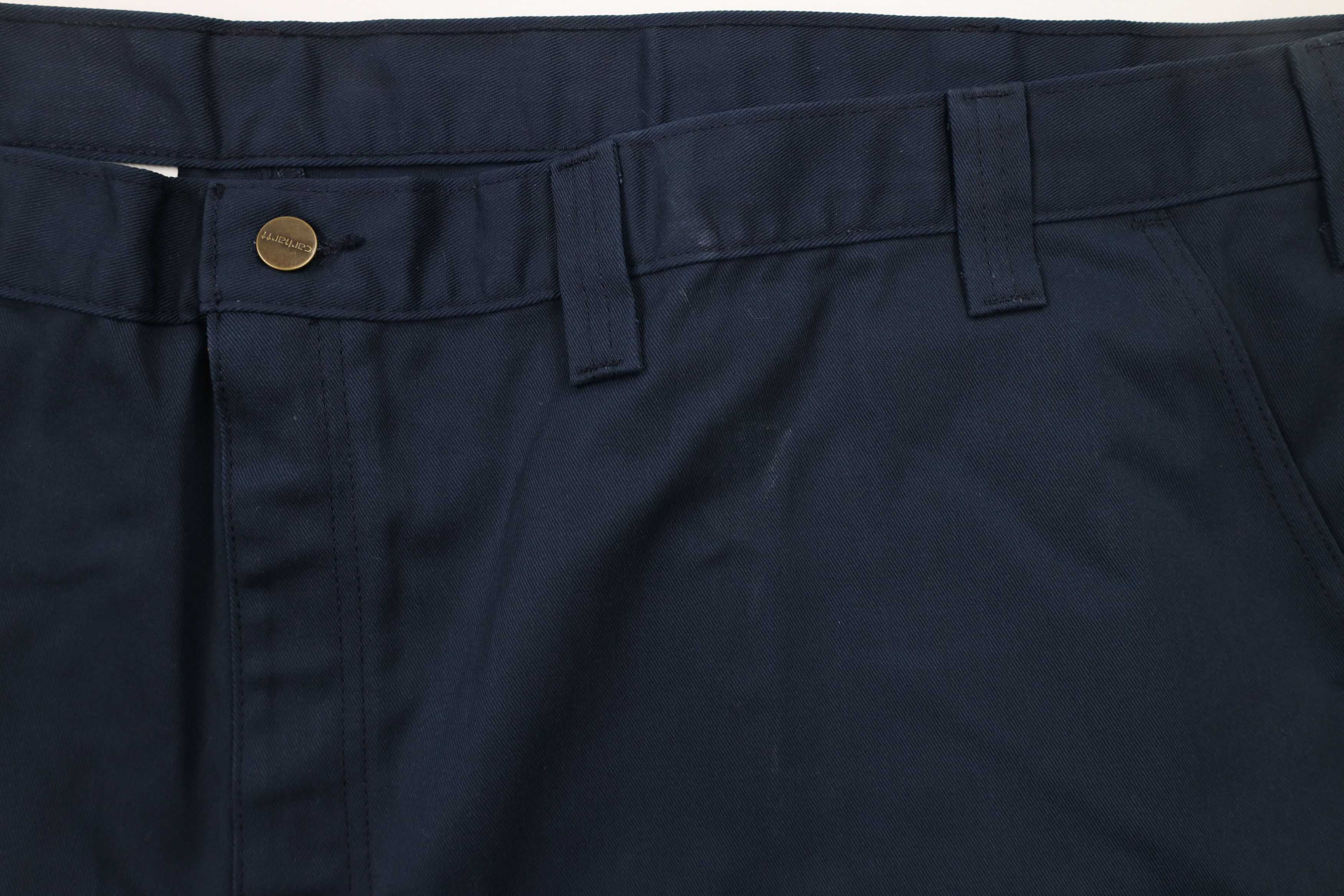 Carhartt × Vintage Deadstock Vintage Carhartt Wide Leg Relaxed Fit Pants Blue Size US 44 / EU 60 - 6 Thumbnail
