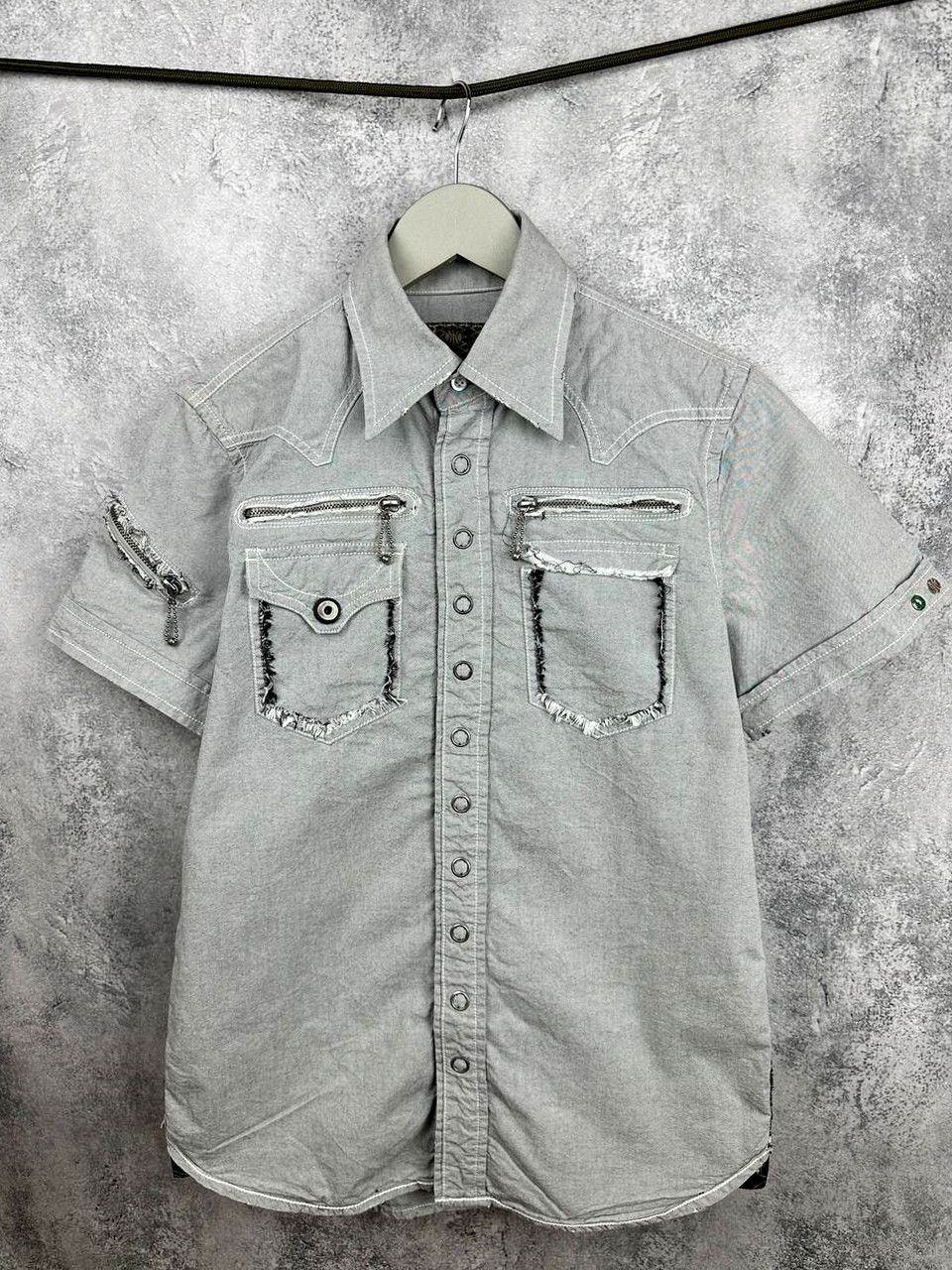 Diesel Diesel Rising Sun S/S Vintage Utility Shirt Distressed Size US S / EU 44-46 / 1 - 1 Thumbnail