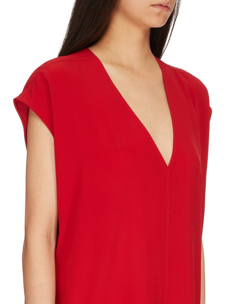 Rick Owens o1y0126 Maxi Dress in Red Size M / US 6-8 / IT 42-44 - 4 Thumbnail