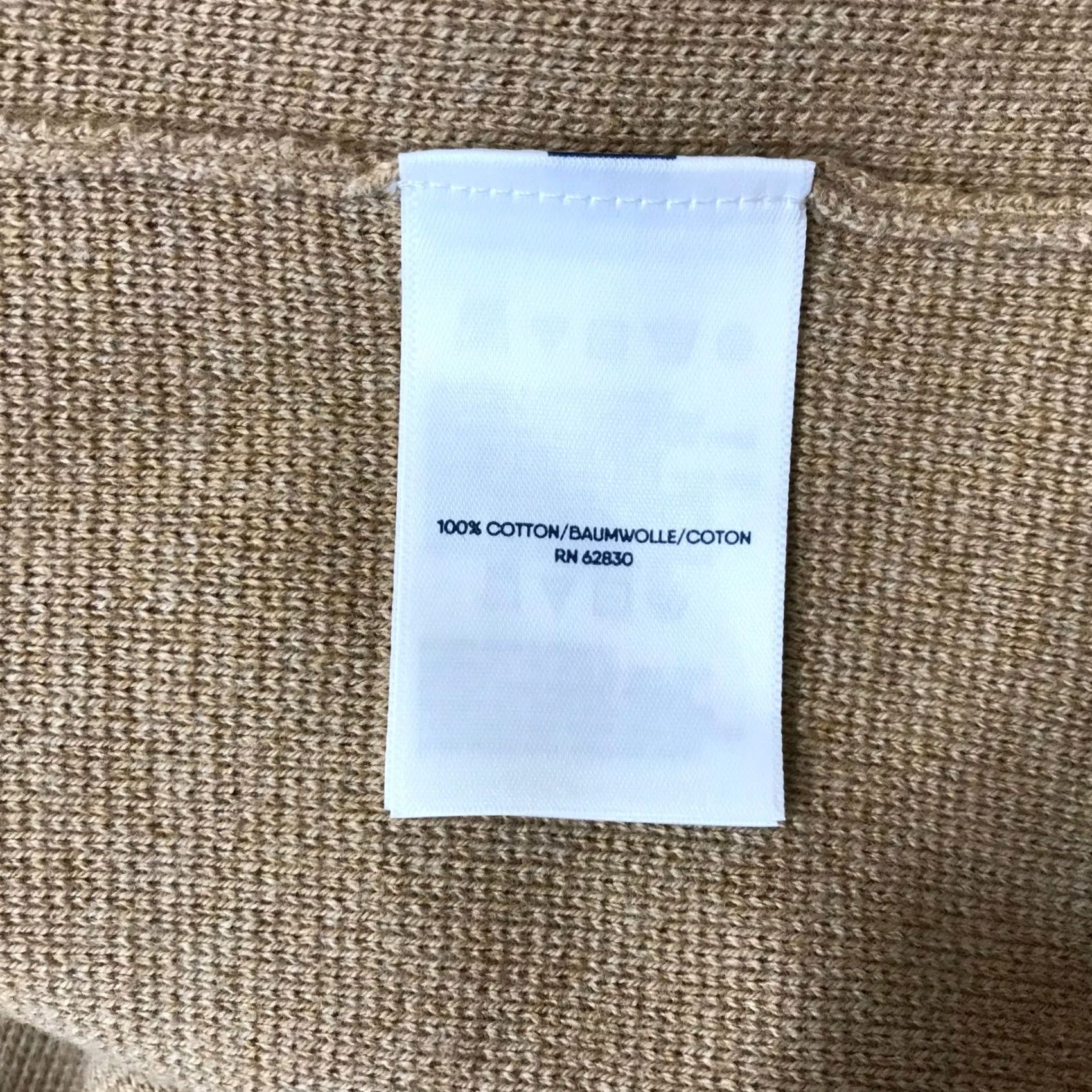 Lands' End Lands End Women Blazer Cardigan Knit Tan Cotton XL Preppy Jacket Womens Size XL / US 12-14 / IT 48-50 - 8 Thumbnail