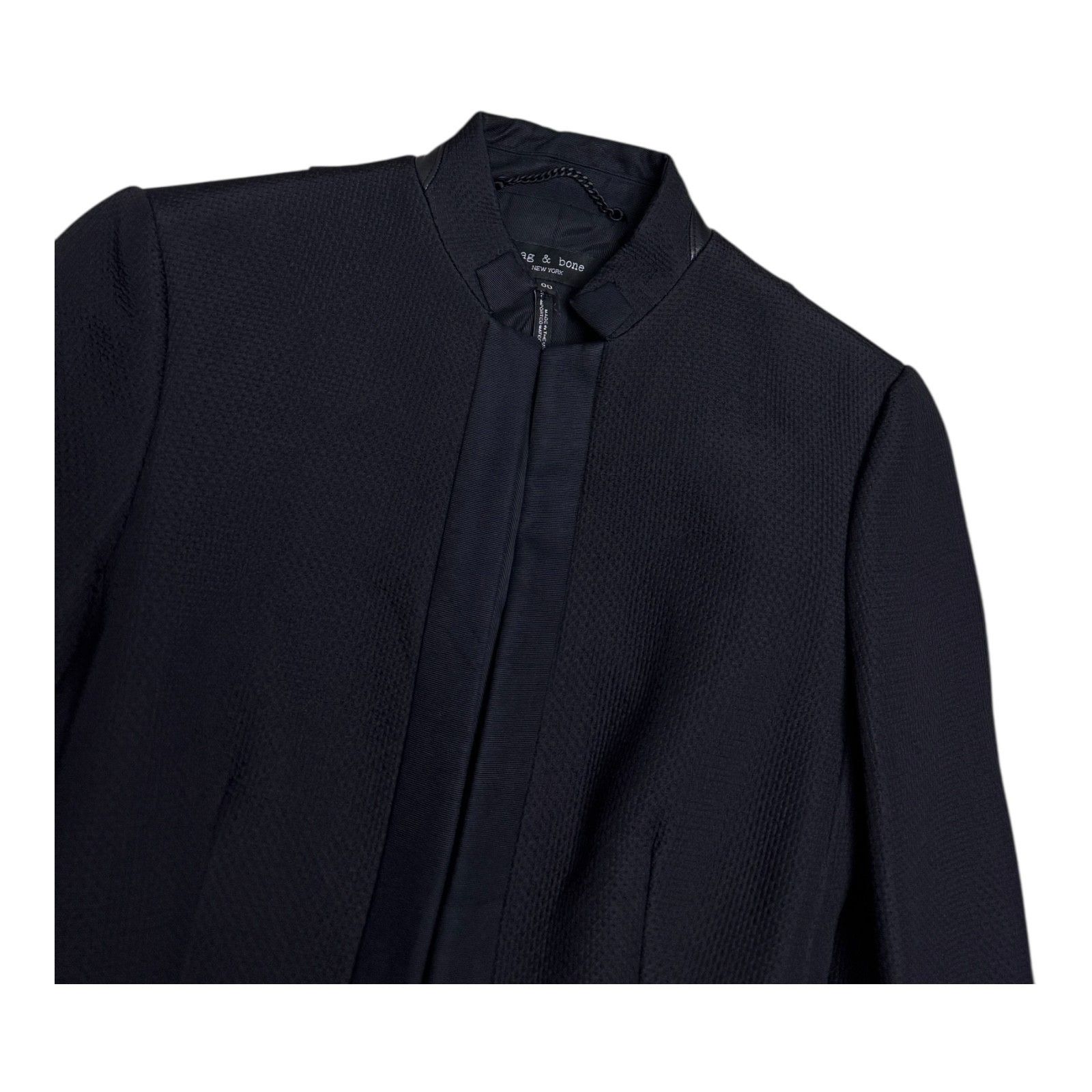 Rag & Bone RAG & BONE Black Designer Blazer Business Casual Jacket 00 Size XXS / US 00 / IT 34 - 4 Thumbnail